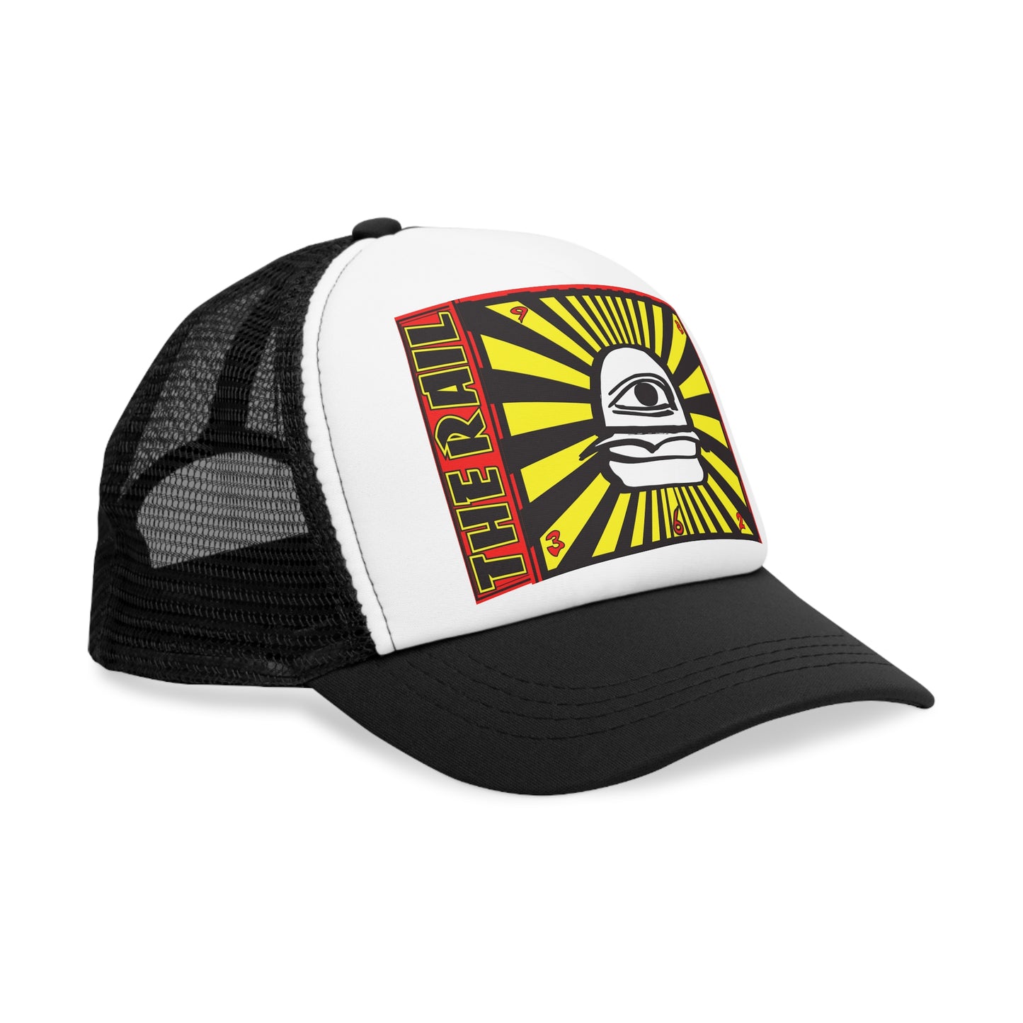 The Rail Trucker Cap - Bold Graphic Design for Food Lovers