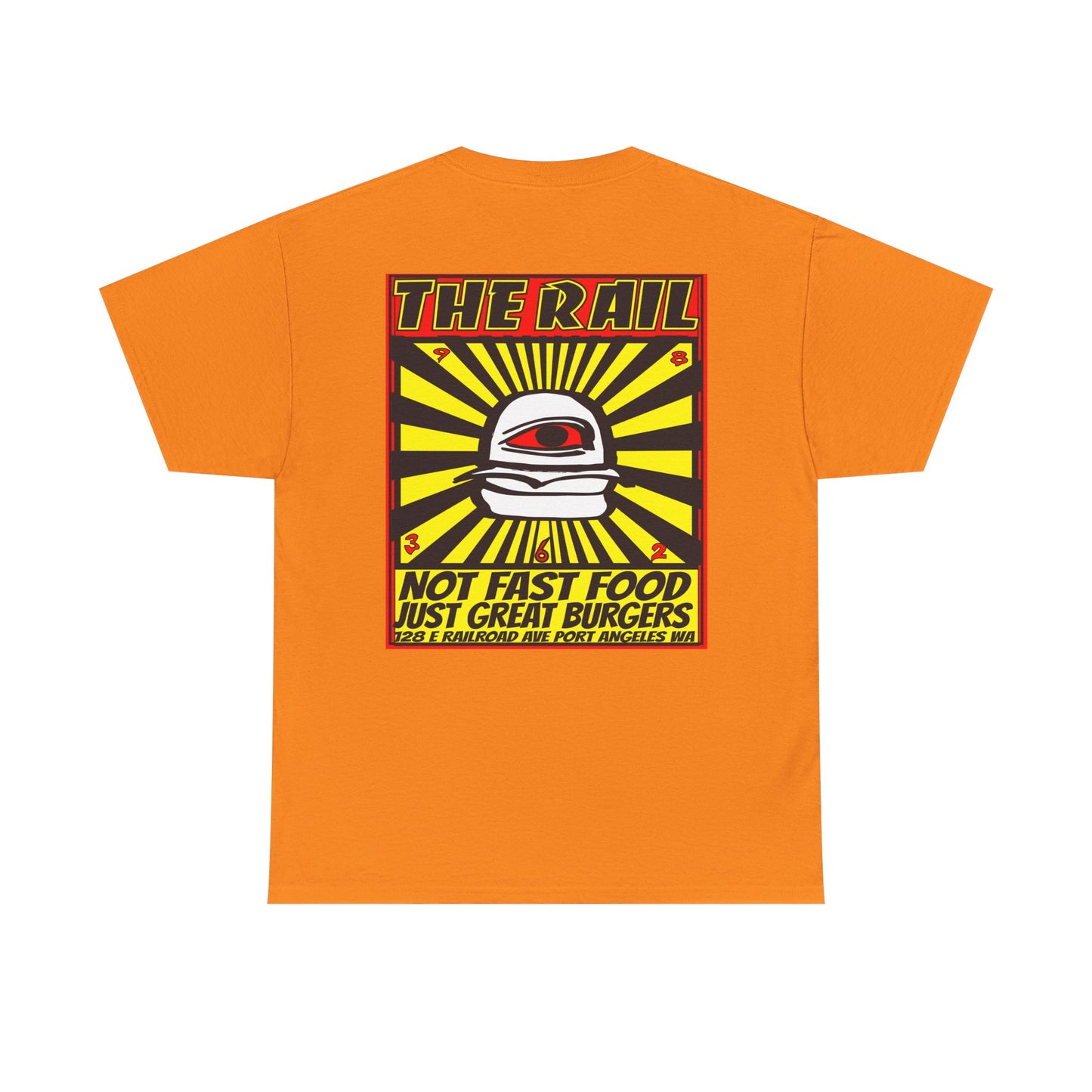 Graphic Tee - The Rail All Seeing Eye Burgers Design