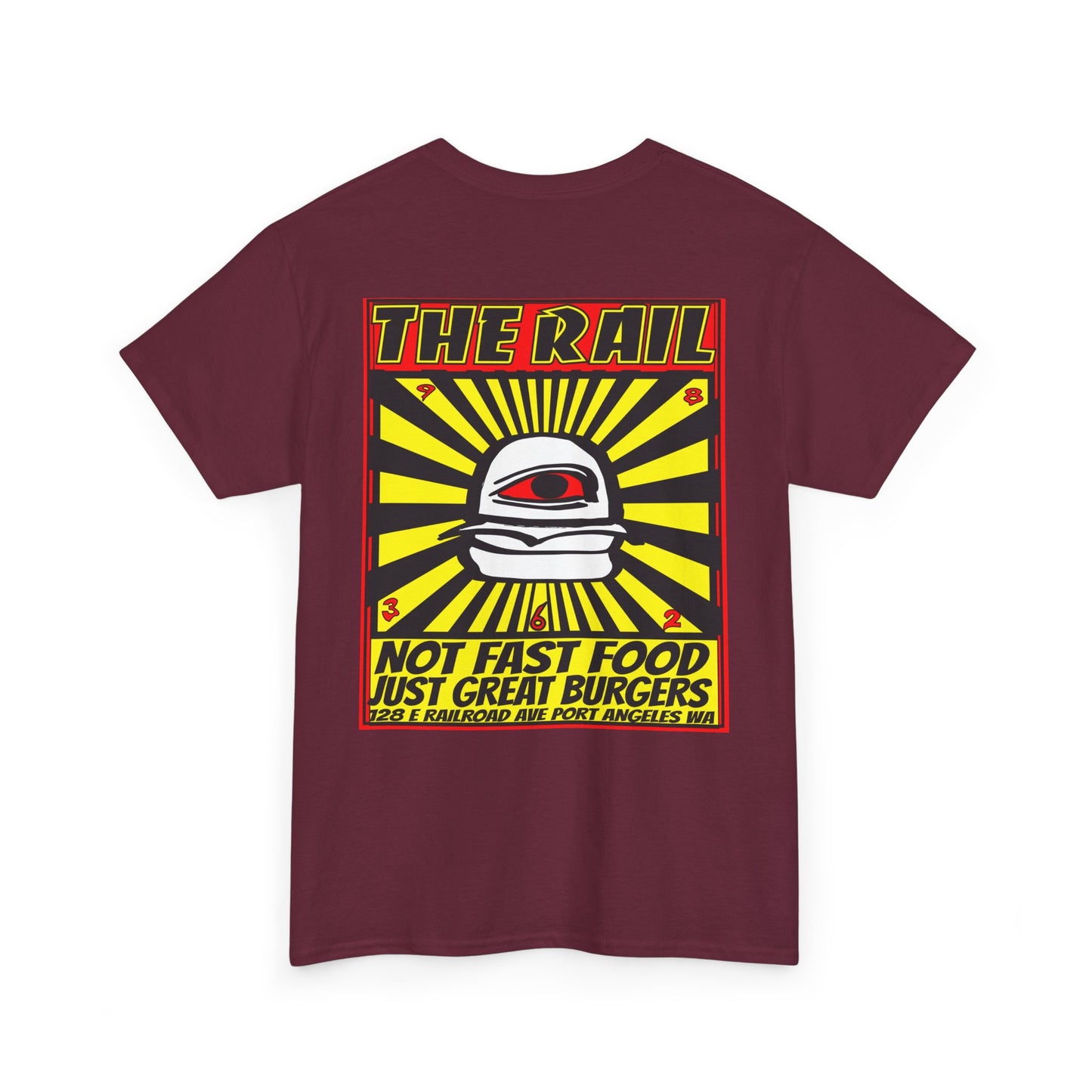 Graphic Tee - The Rail All Seeing Eye Burgers Design