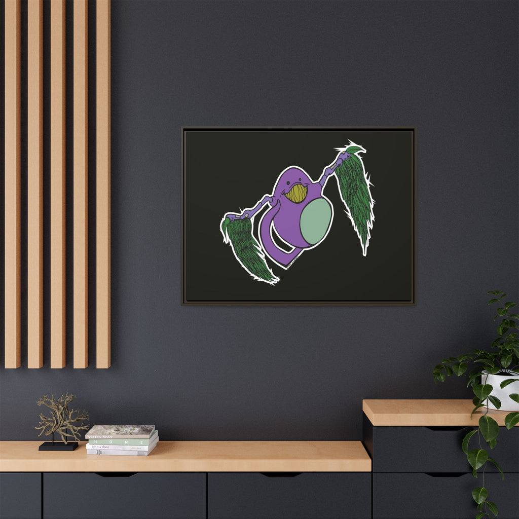 "Fly Guy" Framed Matte Canvas Art —By Larry White
