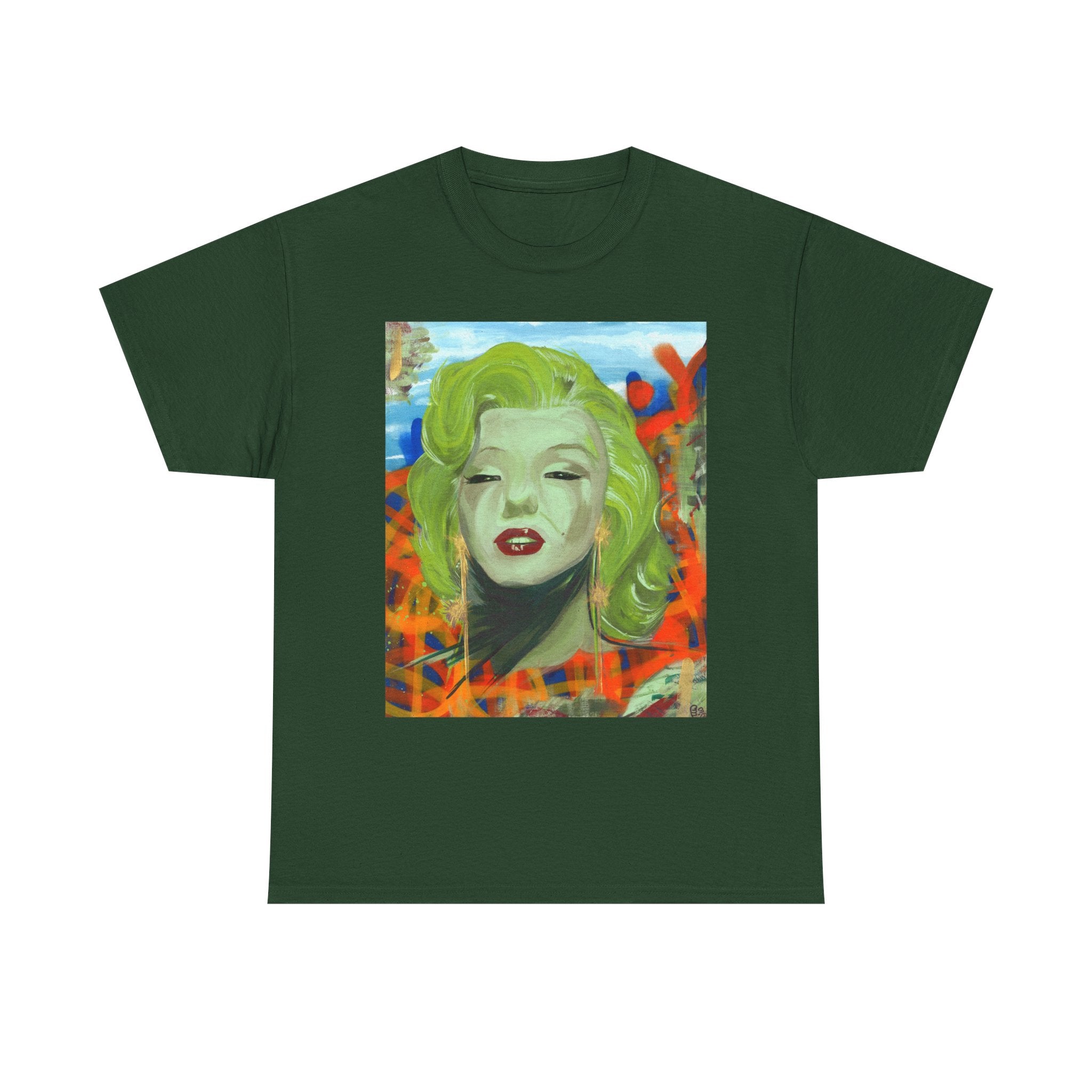 "Girls best friend" Marilyn Pop Art T-Shirt by Larry White