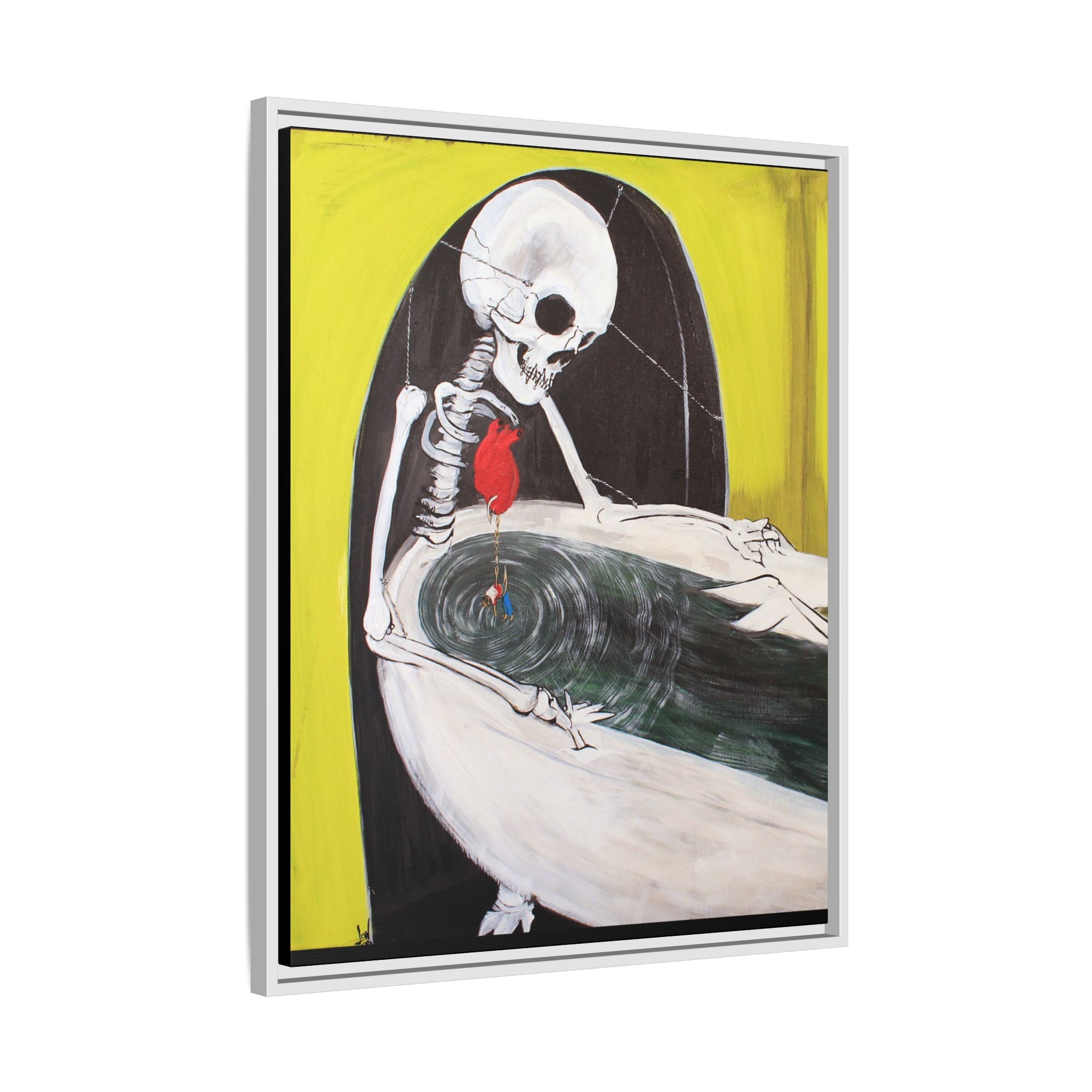 Broken Canvas Print by Larry White