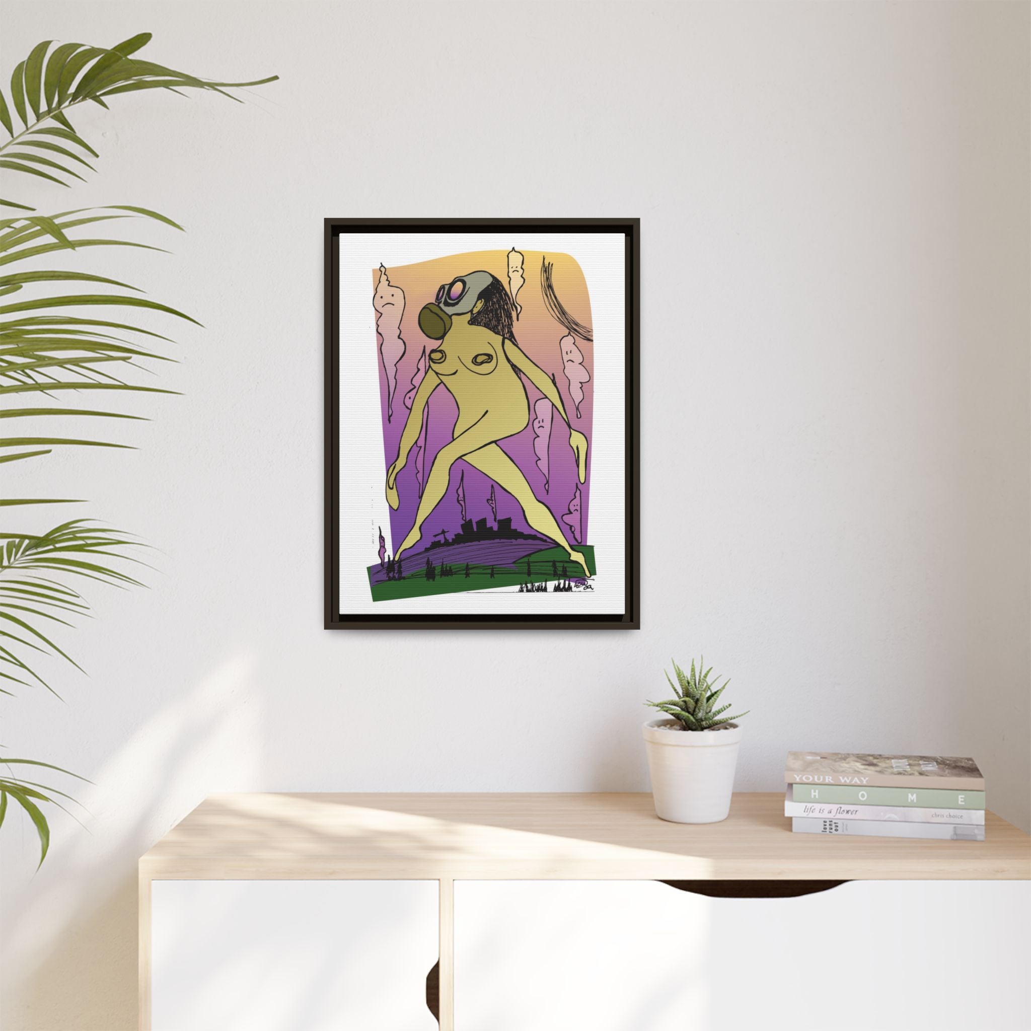 "Mother Nature"  Framed Canvas Print By Larry White