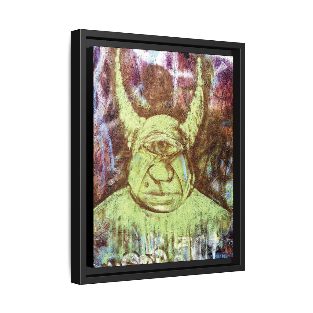 Cyclops Viking Art Print canvas print by Larry White