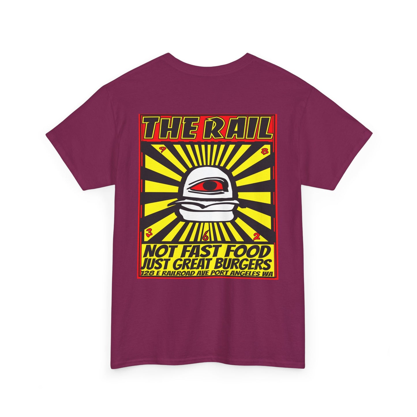 Graphic Tee - The Rail All Seeing Eye Burgers Design