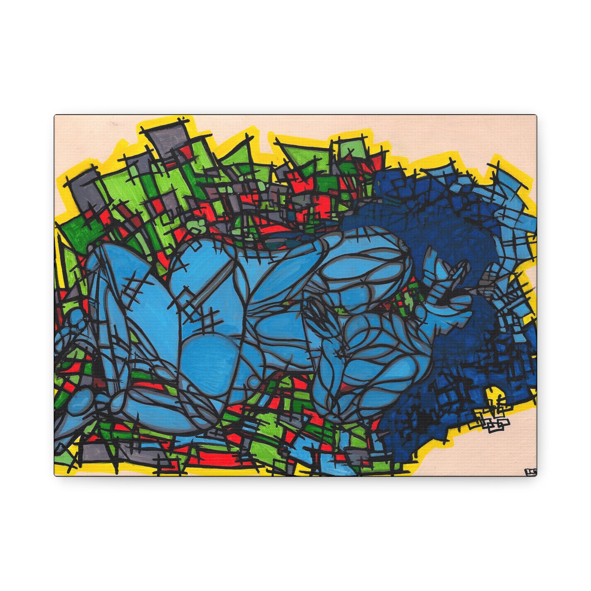 Matte Canvas Print — "Obsession" Abstract Love Art by Larry White