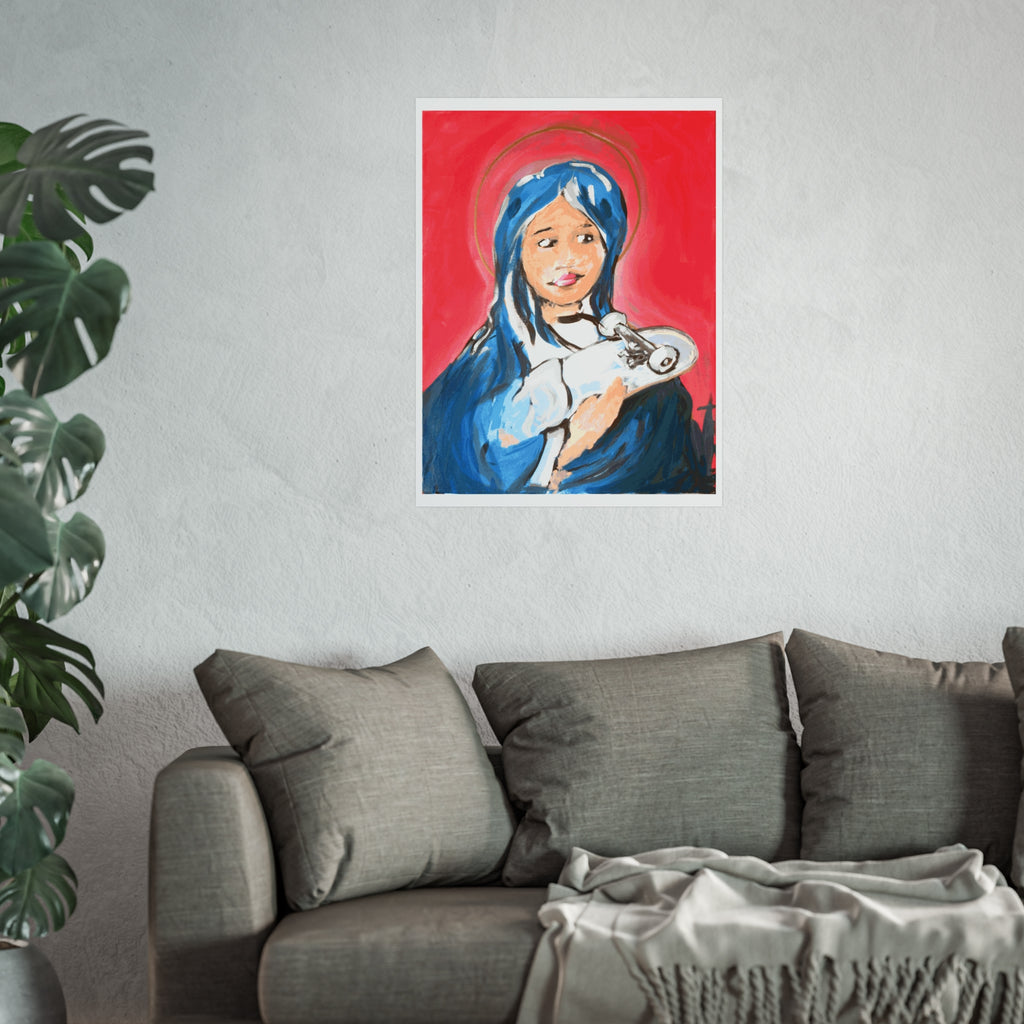 Immaculate Skateboard Faith Fine Art Poster