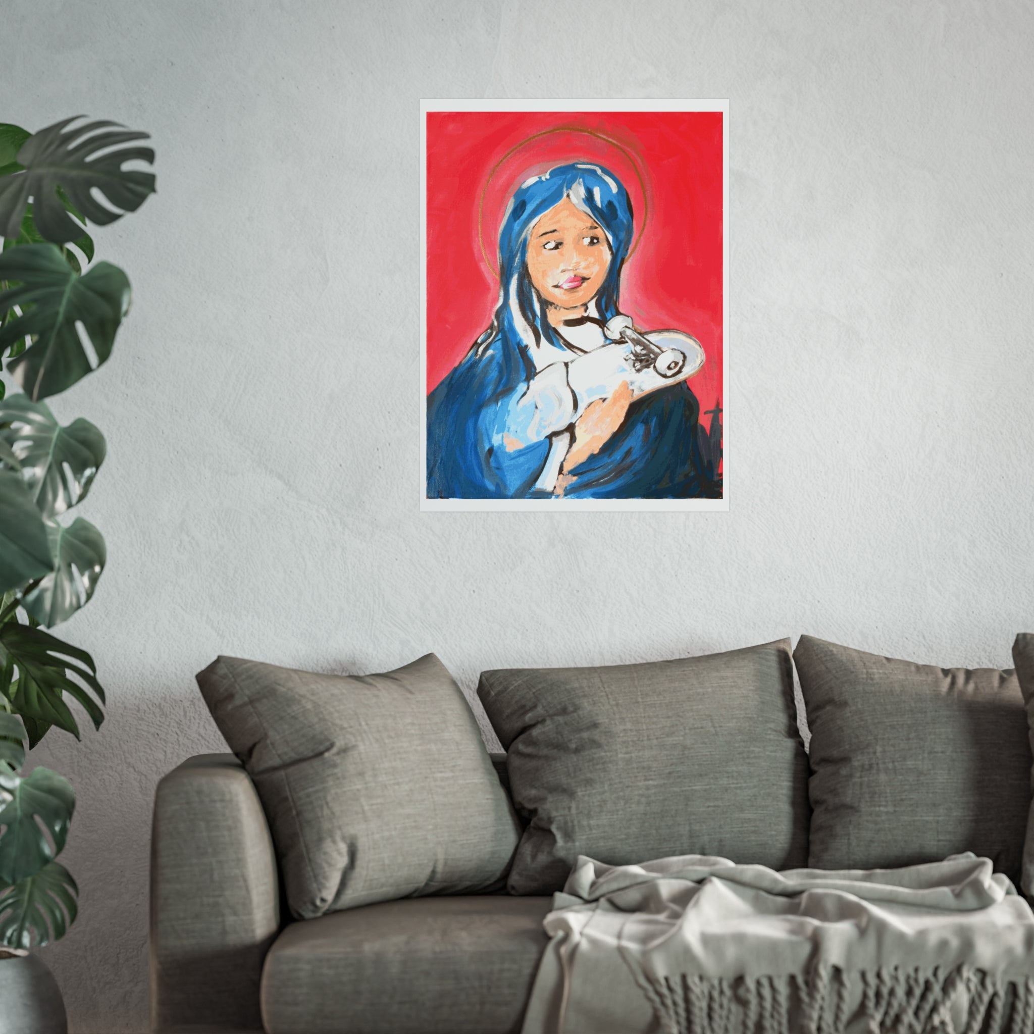 Immaculate Skateboard Faith Fine Art Poster