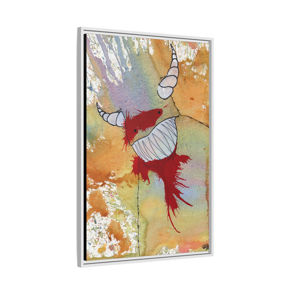 M is for Monster Canvas Print — By Larry White