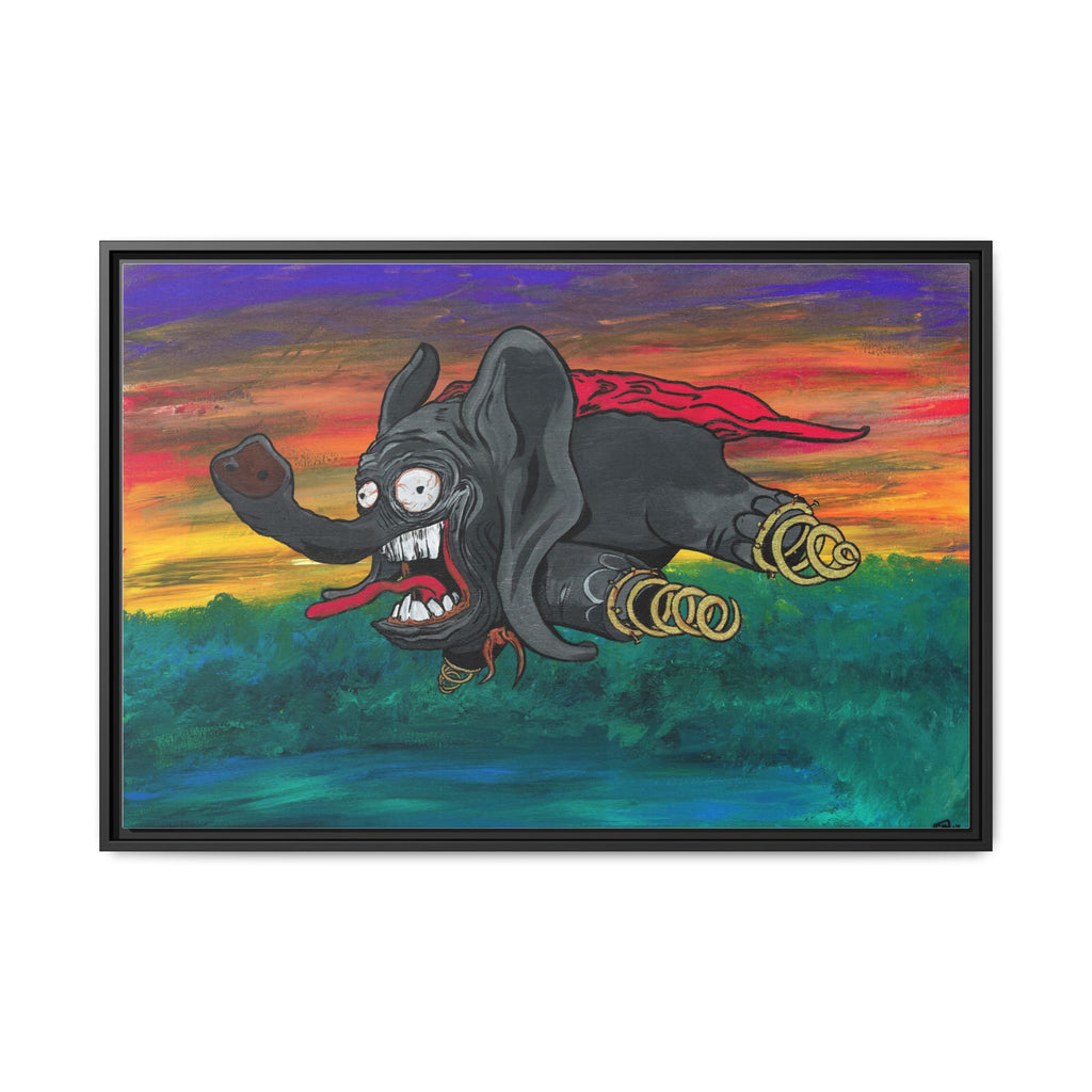 Dumbo Matte Framed Canvas — by Larry White