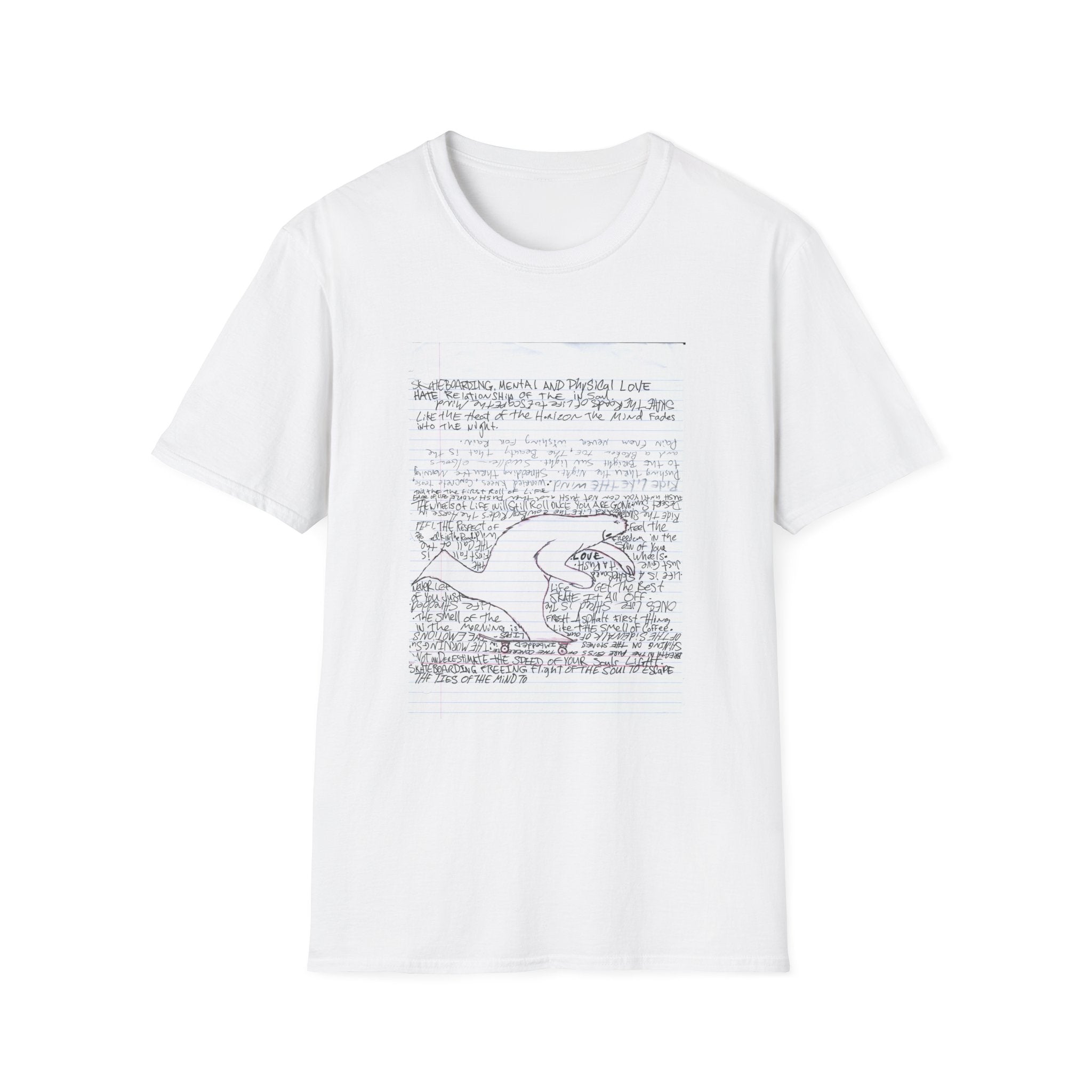 Life is a Skateboard Tee — Skateboarding Skate Tee (Buy Larry White)