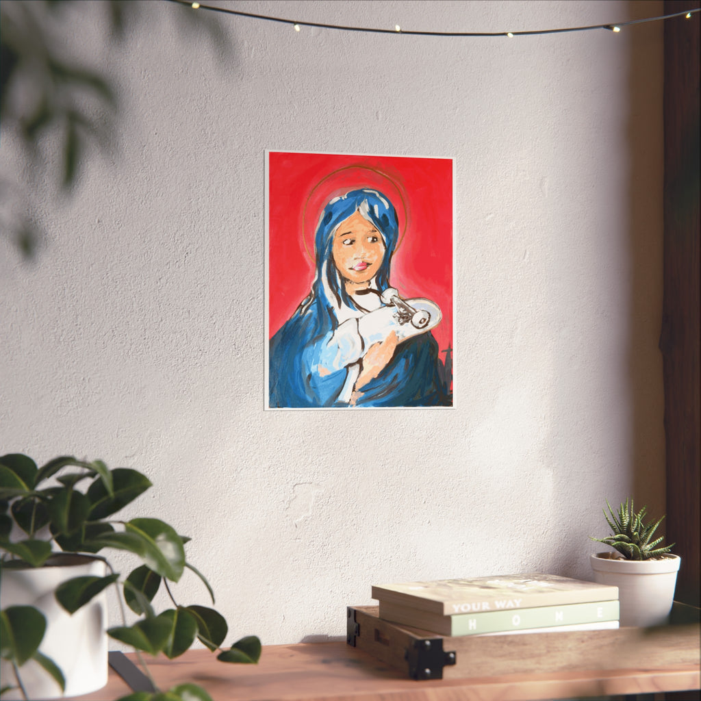 Immaculate Skateboard Faith Fine Art Poster