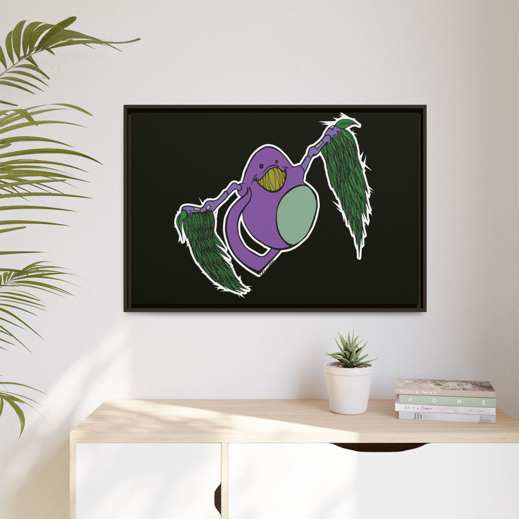 "Fly Guy" Framed Matte Canvas Art —By Larry White
