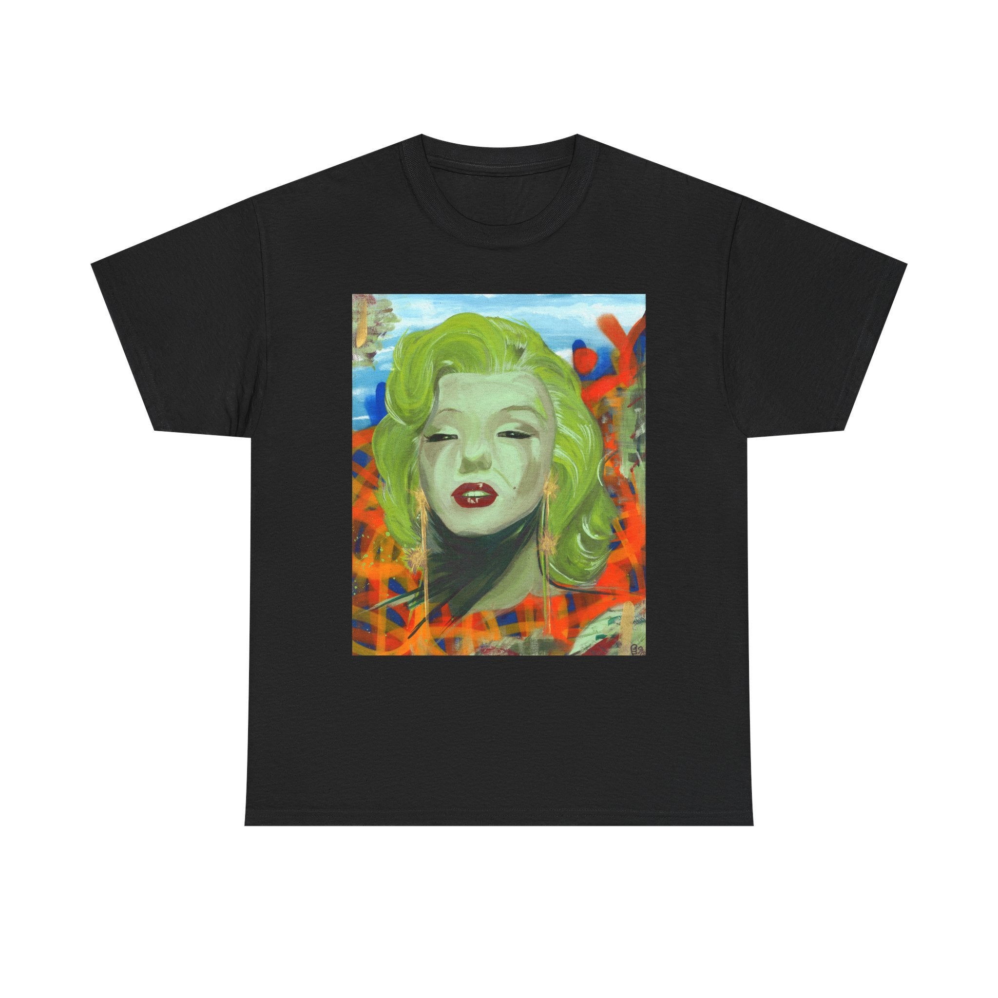 "Girls best friend" Marilyn Pop Art T-Shirt by Larry White