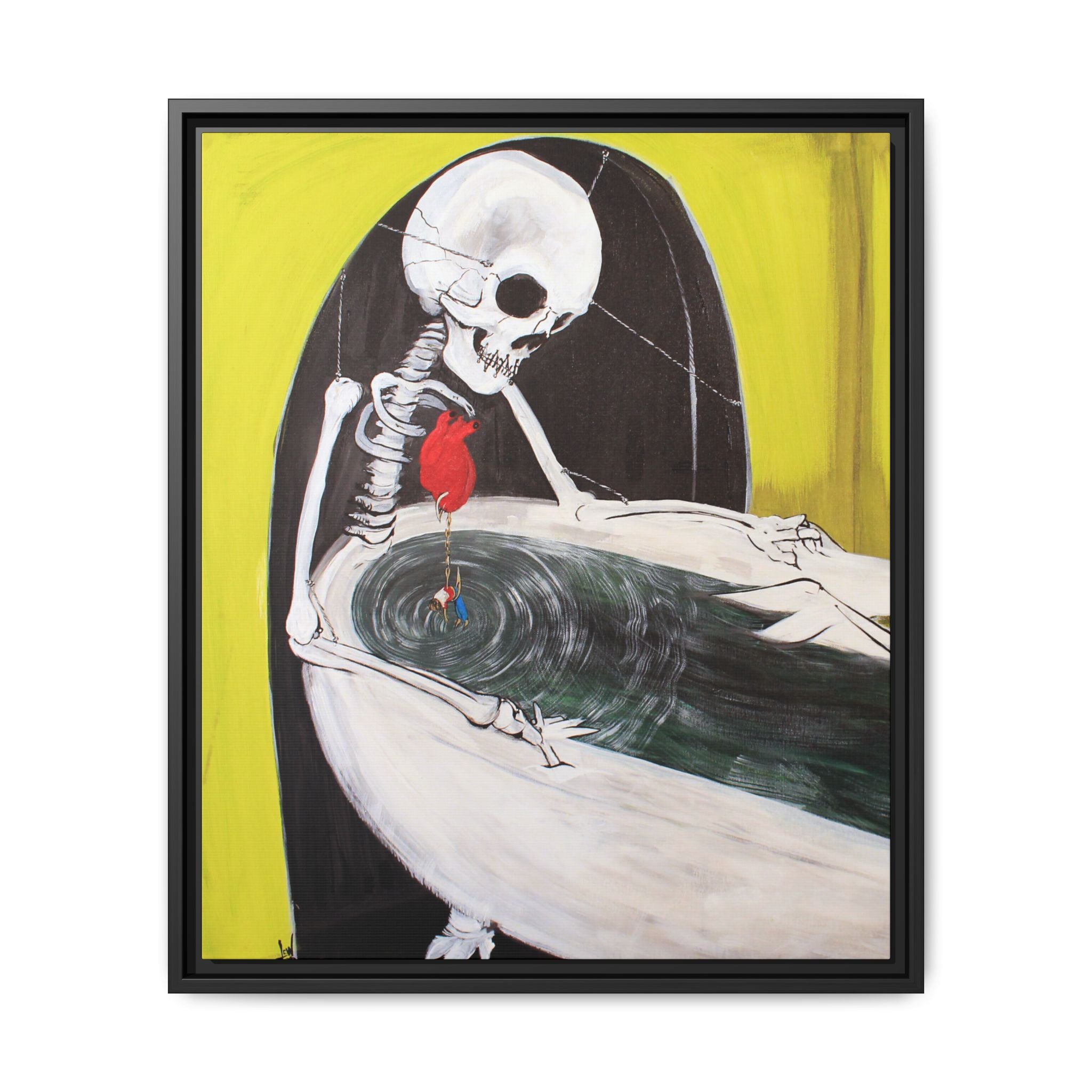 Broken Canvas Print by Larry White