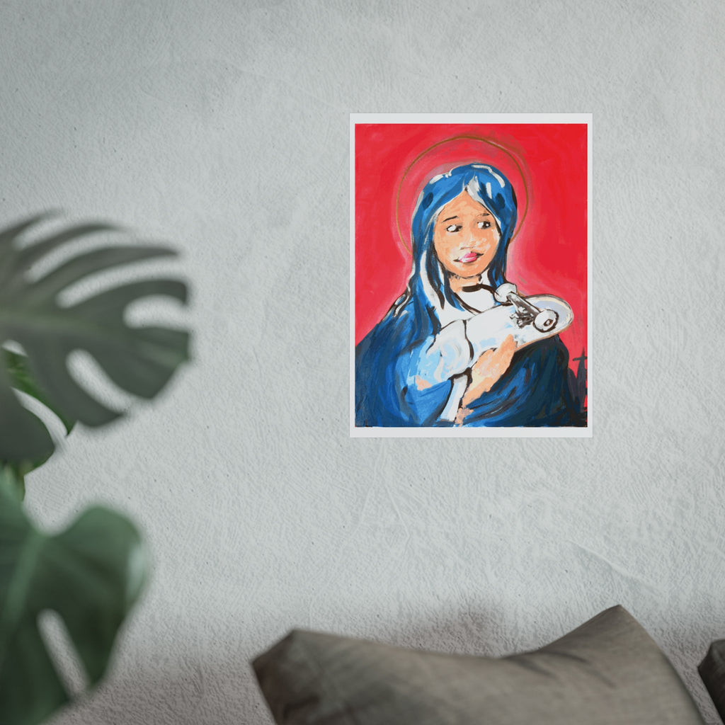 Immaculate Skateboard Faith Fine Art Poster