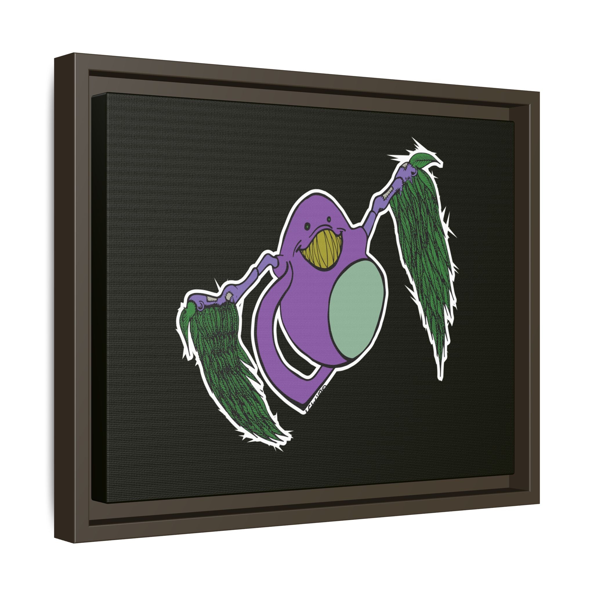 "Fly Guy" Framed Matte Canvas Art —By Larry White