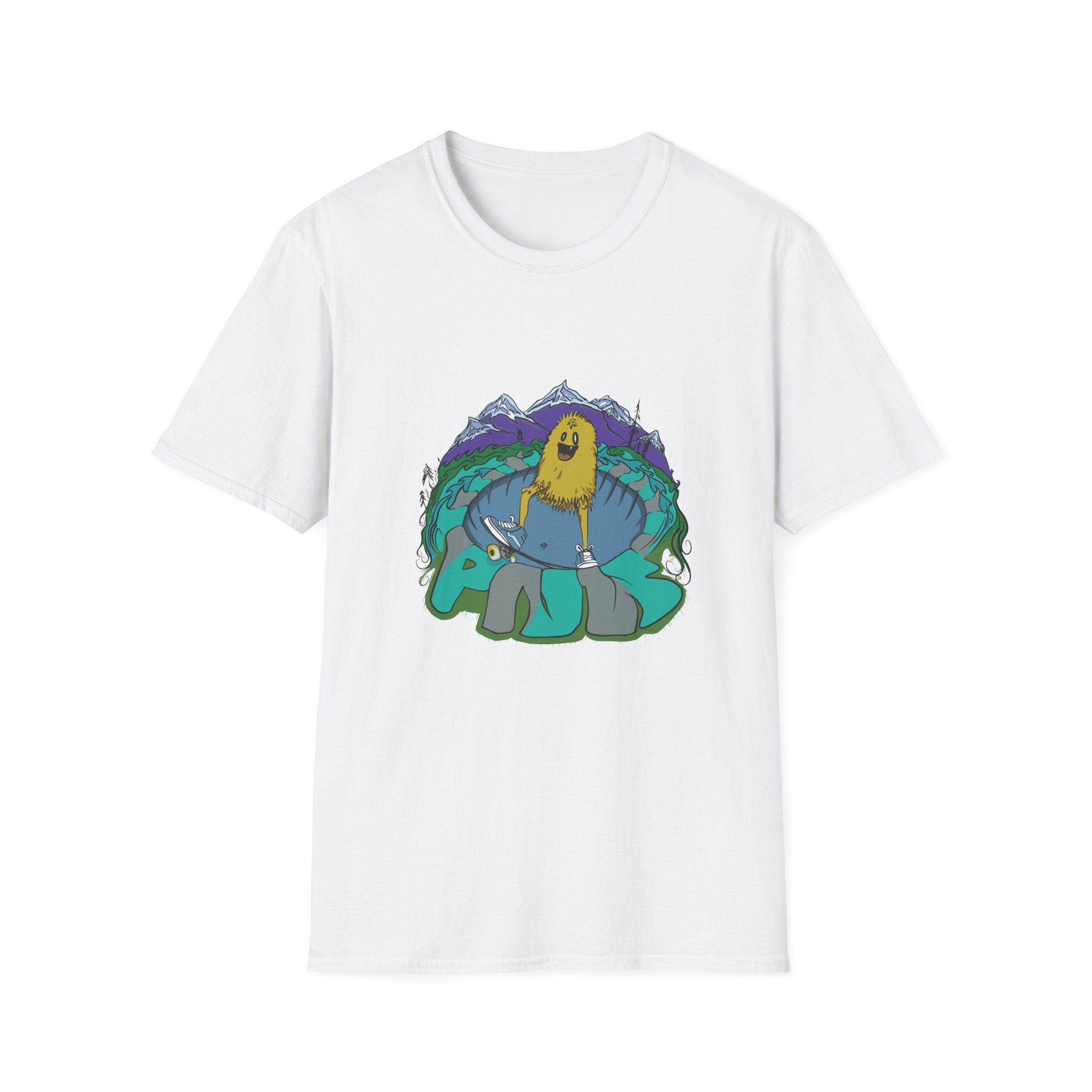 Skate PNW Tee — Skateboard Graphic T-Shirt by Larry White
