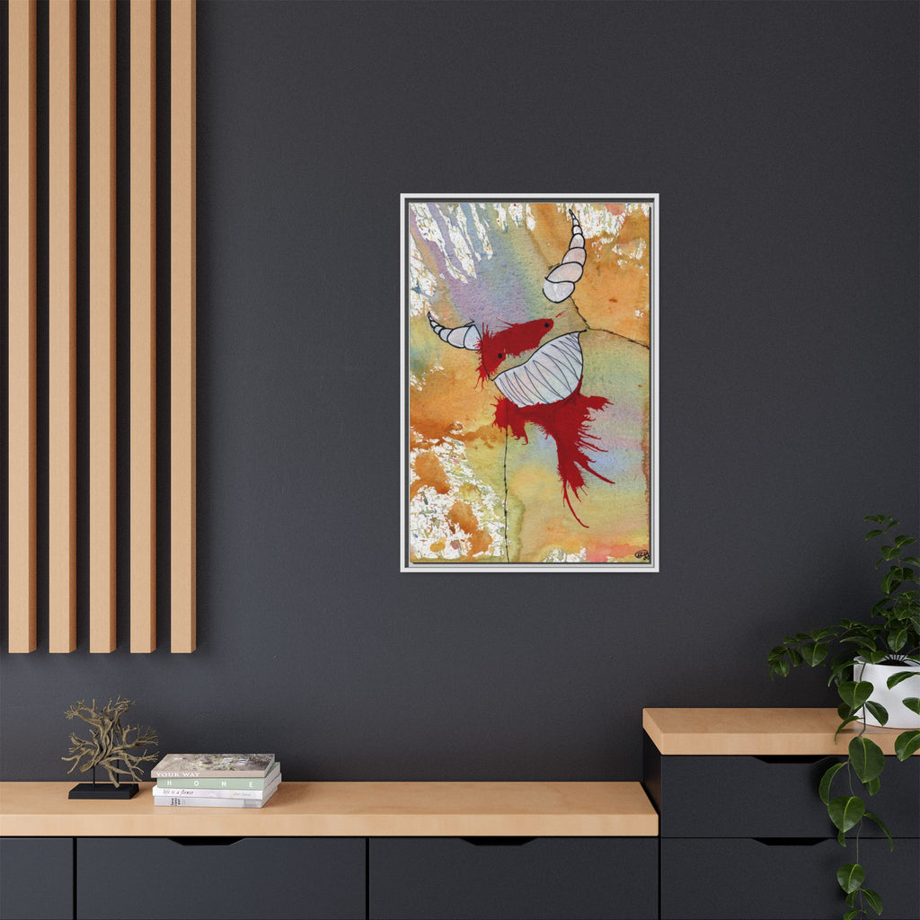 M is for Monster Canvas Print — By Larry White