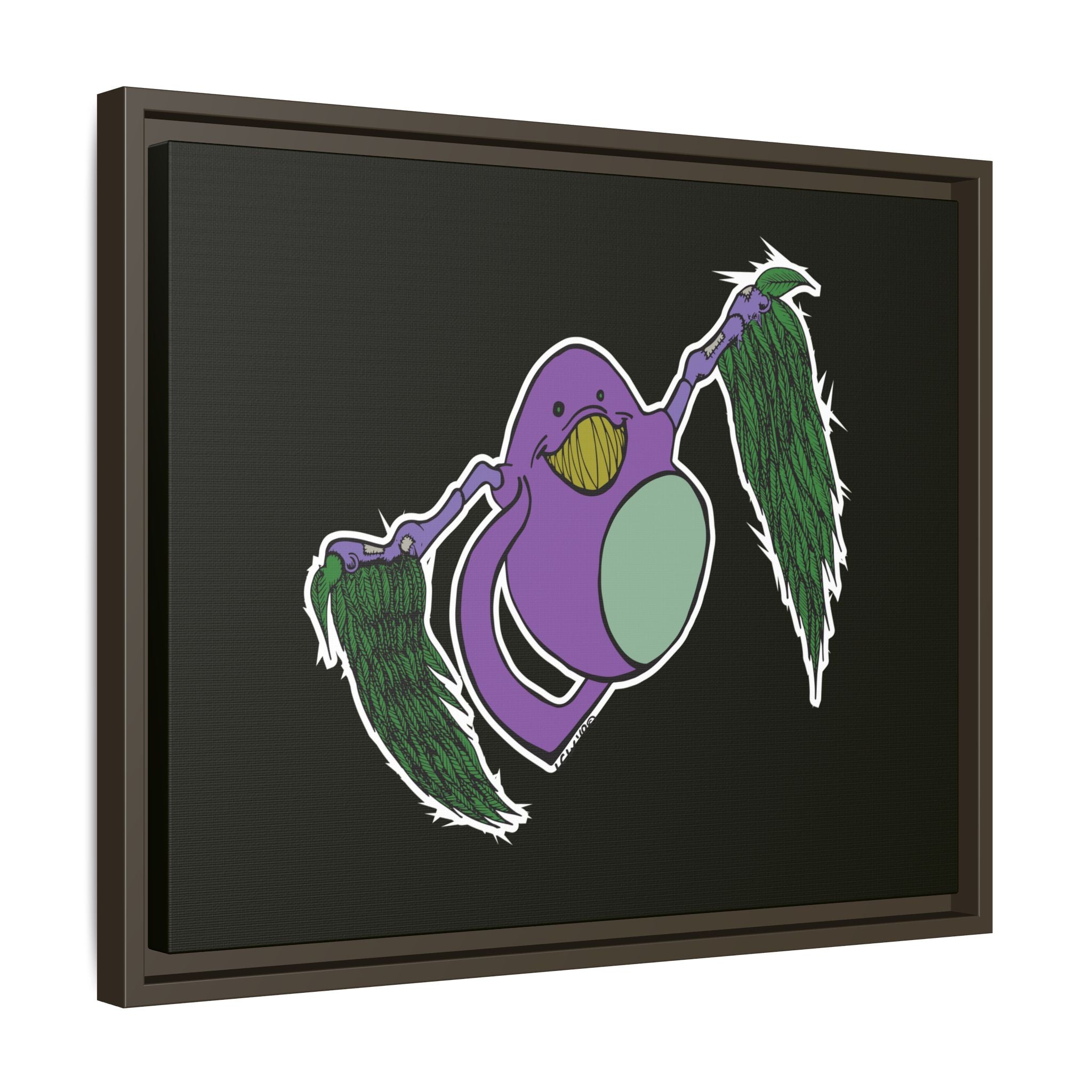 "Fly Guy" Framed Matte Canvas Art —By Larry White