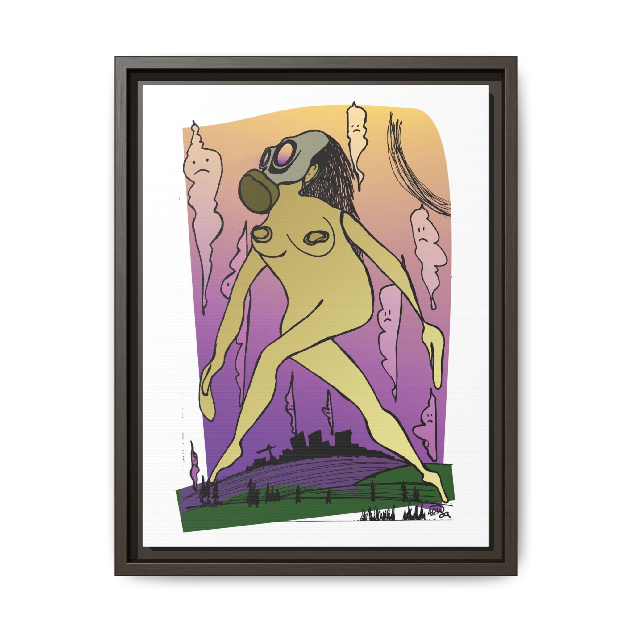 "Mother Nature"  Framed Canvas Print By Larry White