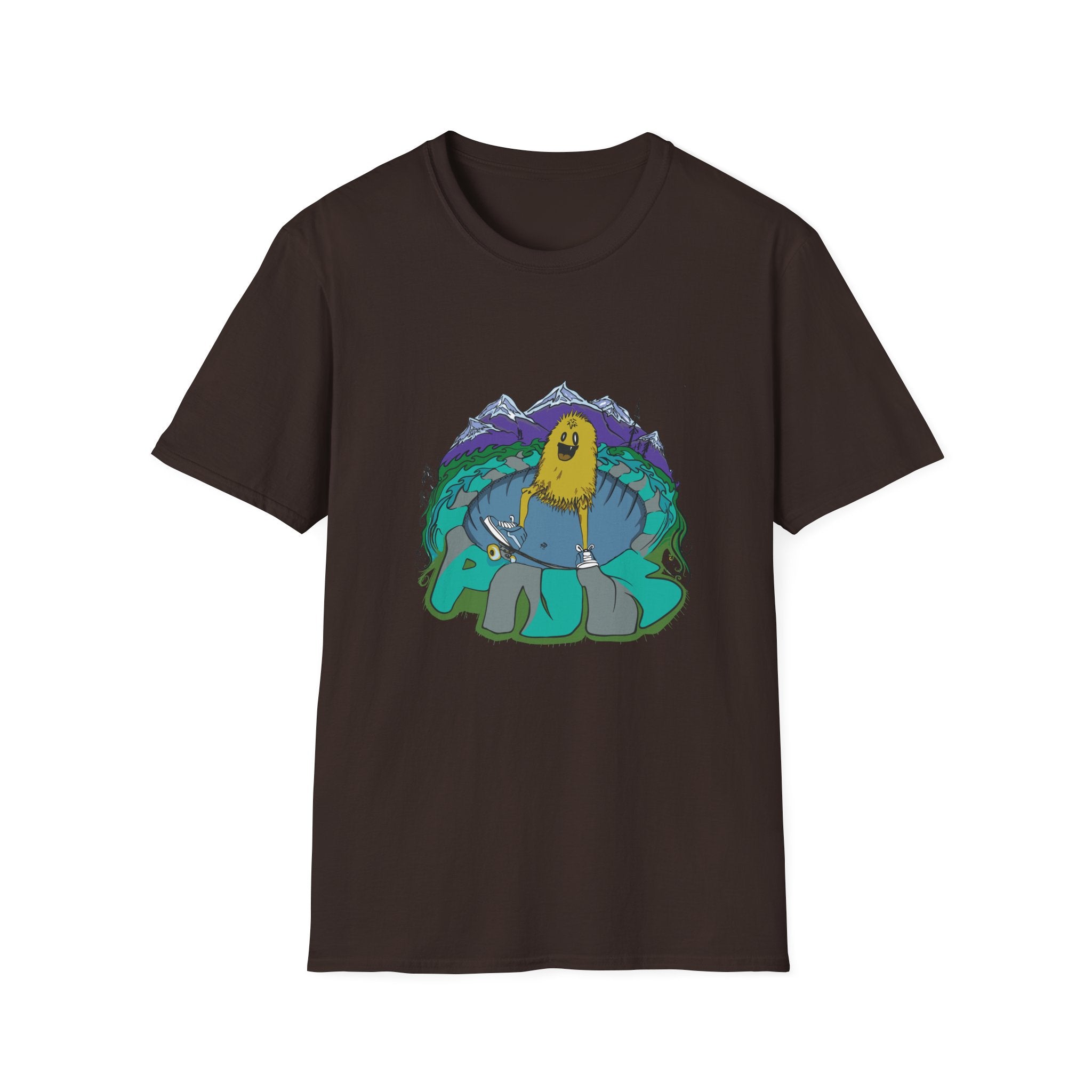 Skate PNW Tee — Skateboard Graphic T-Shirt by Larry White