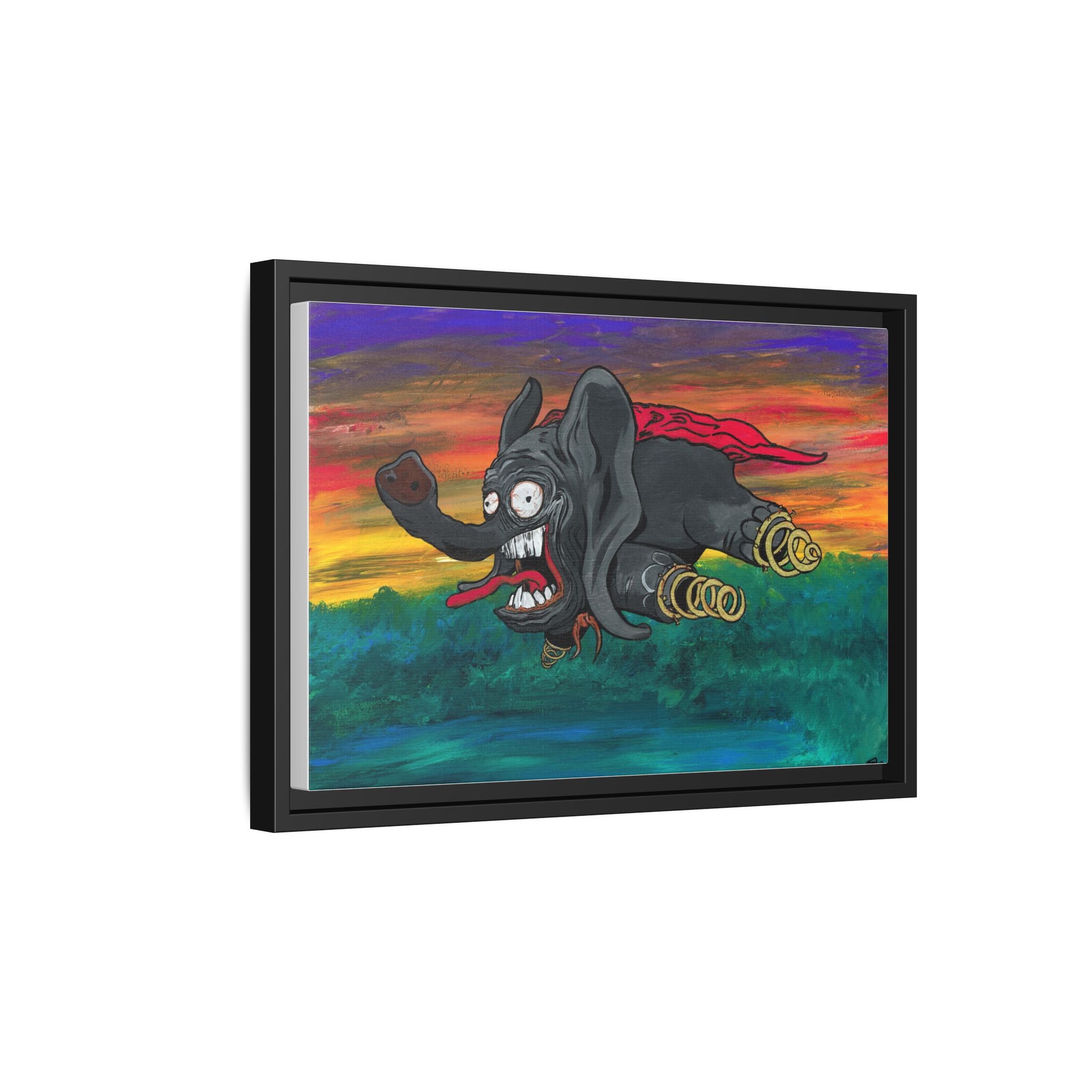 Dumbo Matte Framed Canvas — by Larry White