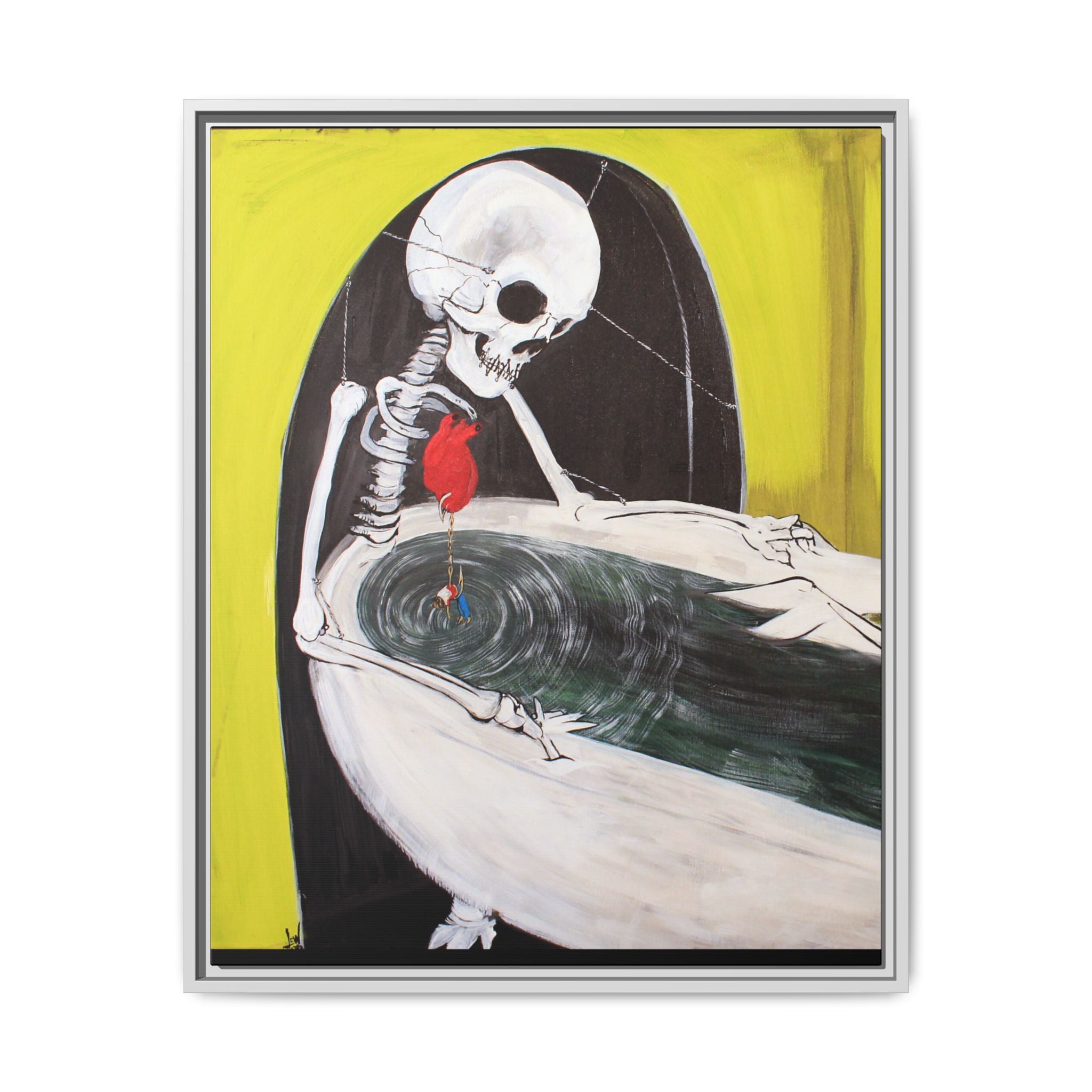 Broken Canvas Print by Larry White