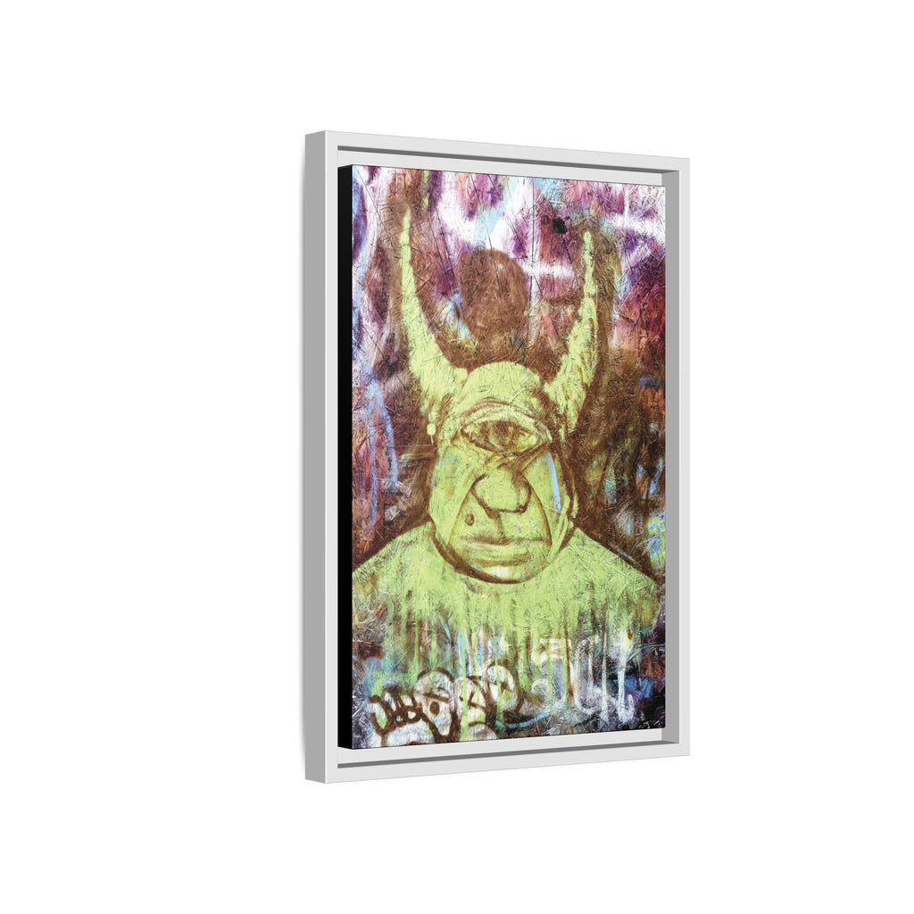 Cyclops Viking Art Print canvas print by Larry White