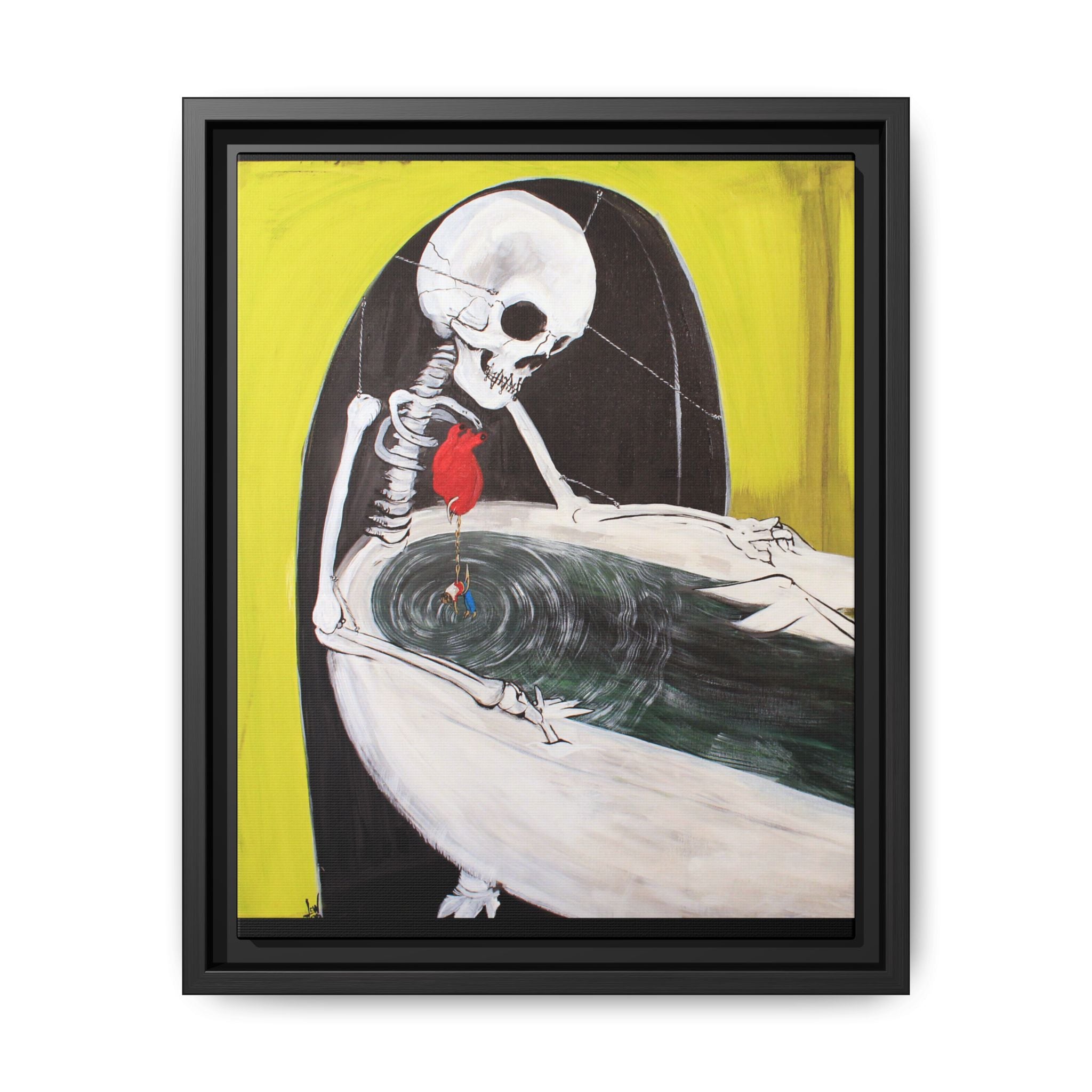 Broken Canvas Print by Larry White