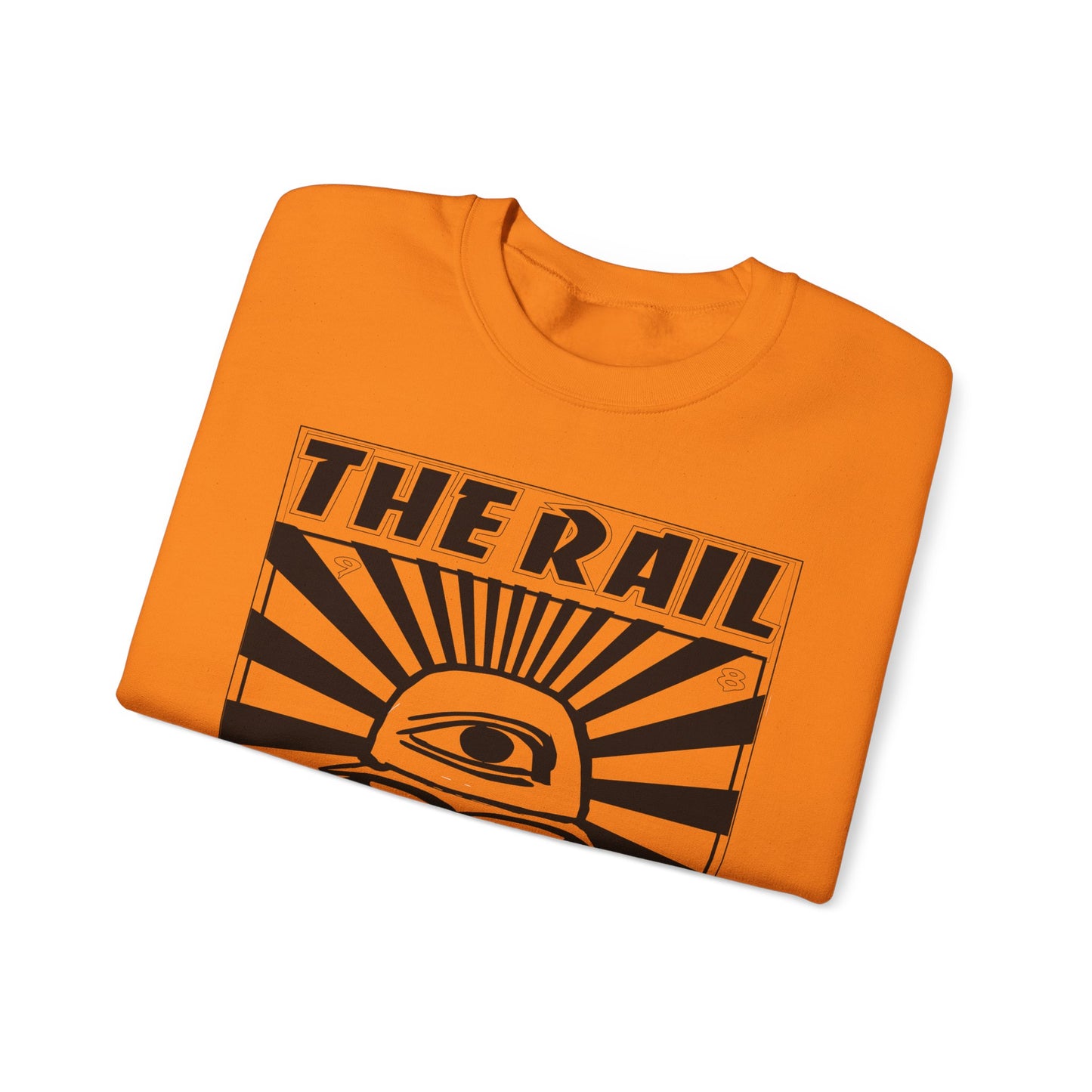 Crewneck Sweatshirt - The Rail All Seeing Eye Burger Design