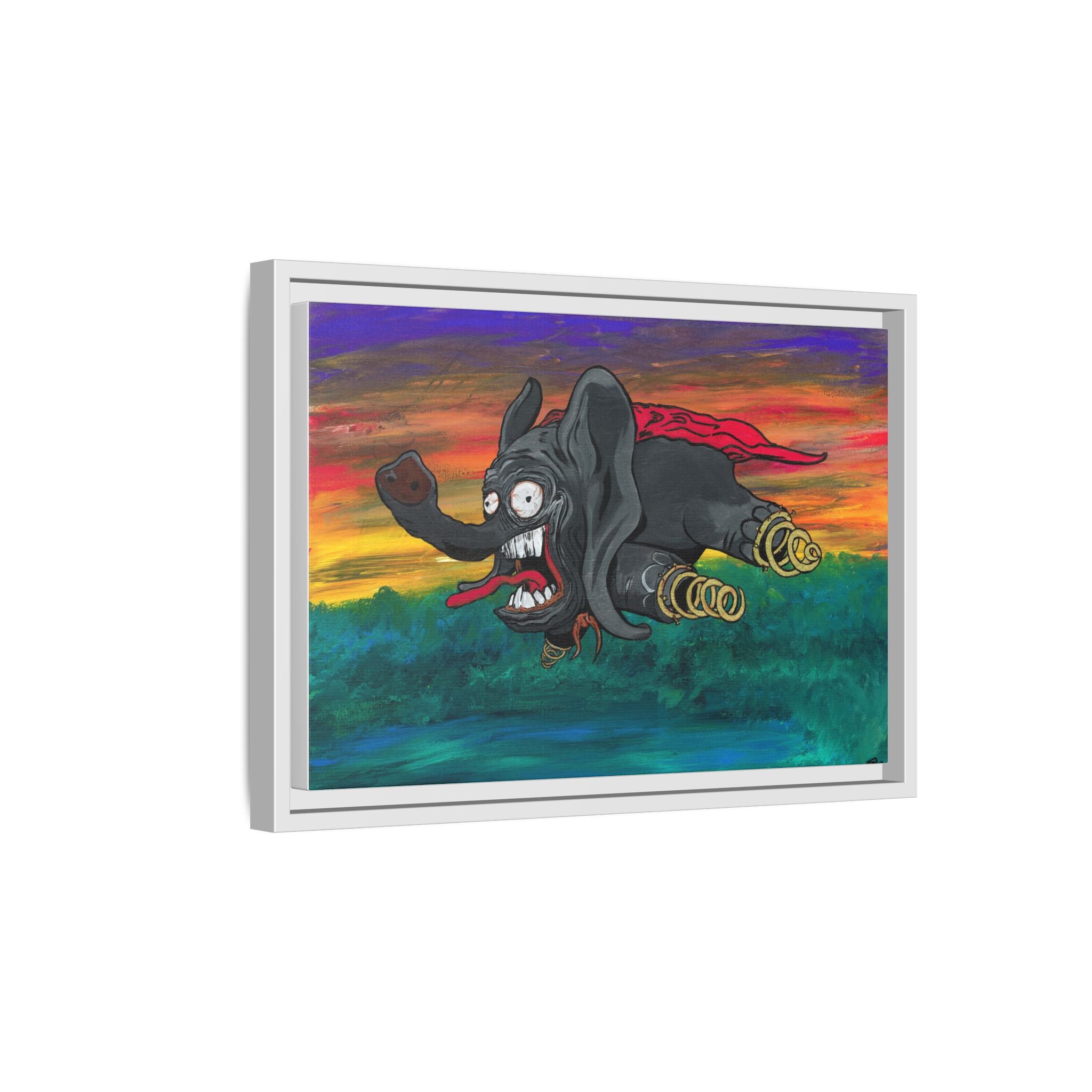 Dumbo Matte Framed Canvas — by Larry White