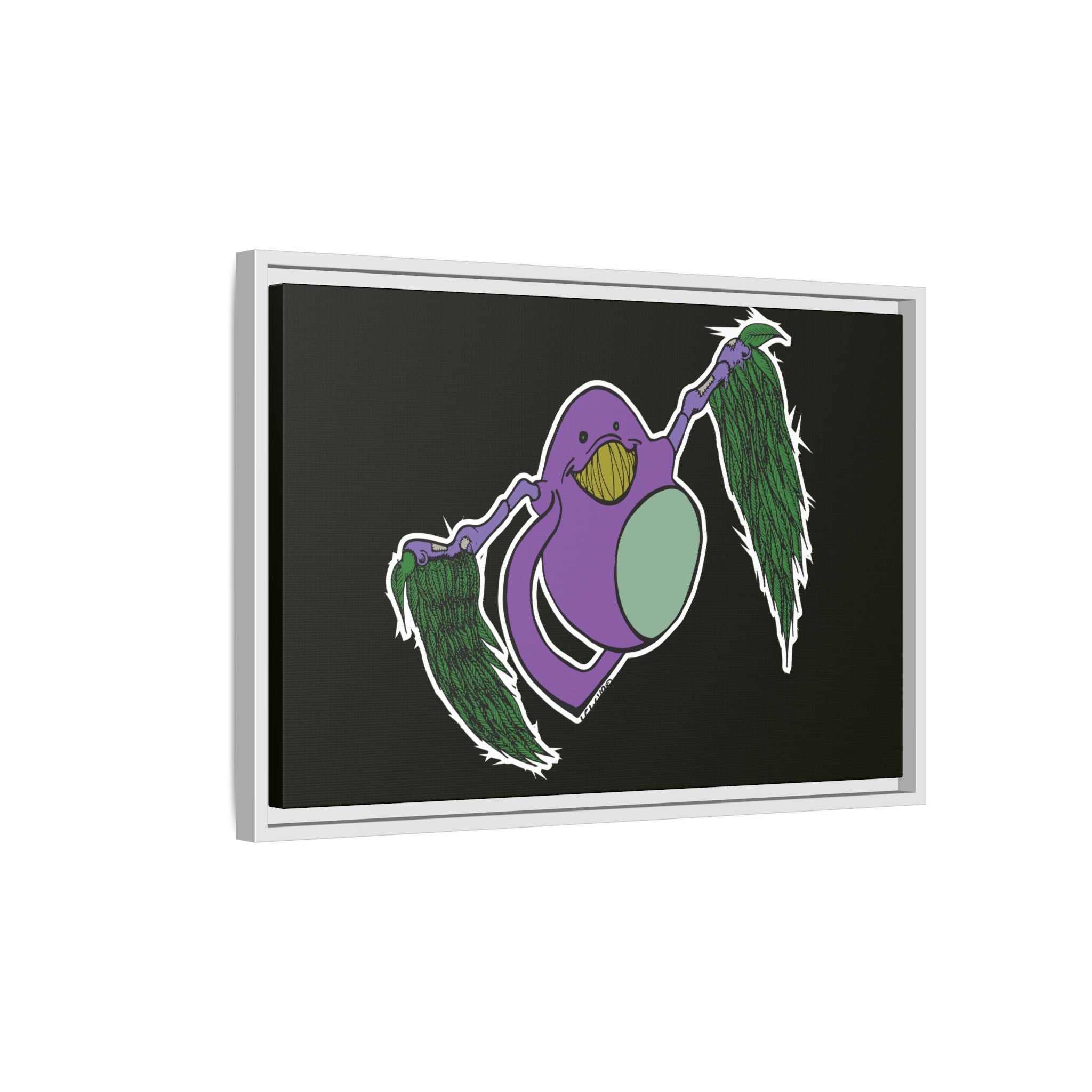 "Fly Guy" Framed Matte Canvas Art —By Larry White