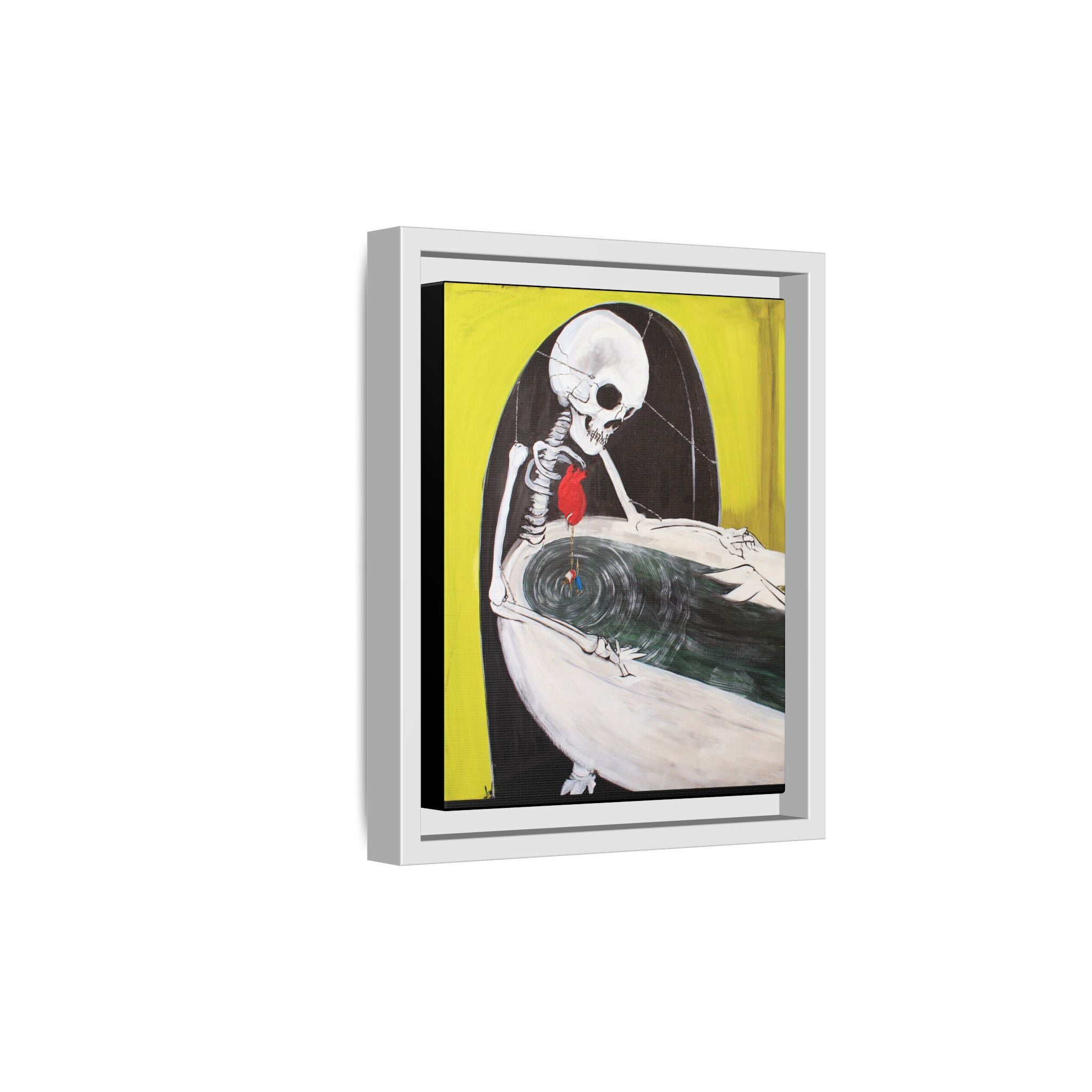 Broken Canvas Print by Larry White