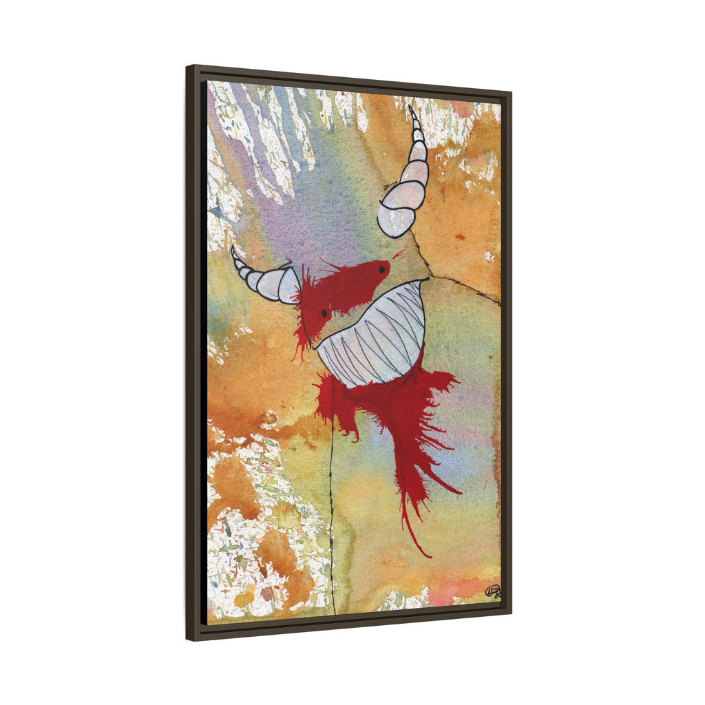 M is for Monster Canvas Print — By Larry White