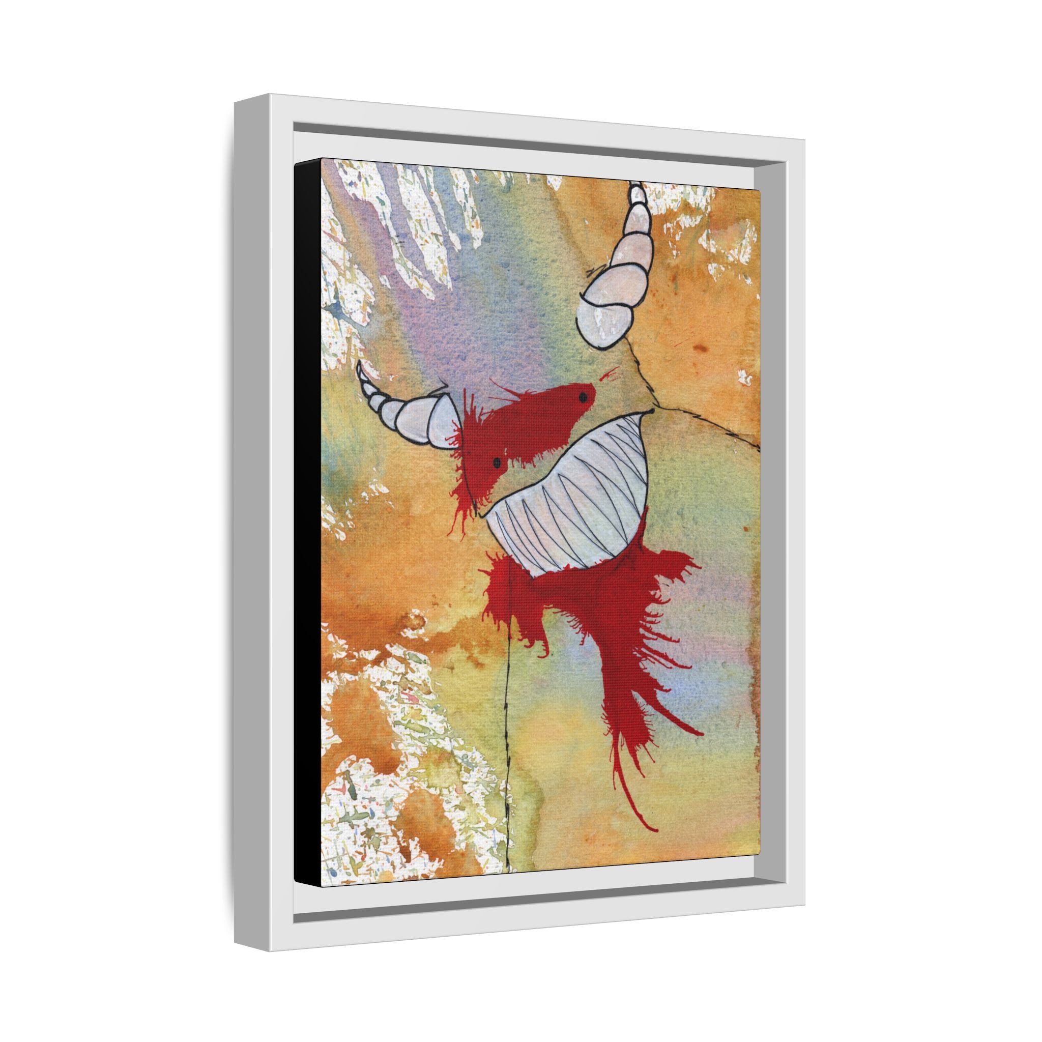 M is for Monster Canvas Print — By Larry White