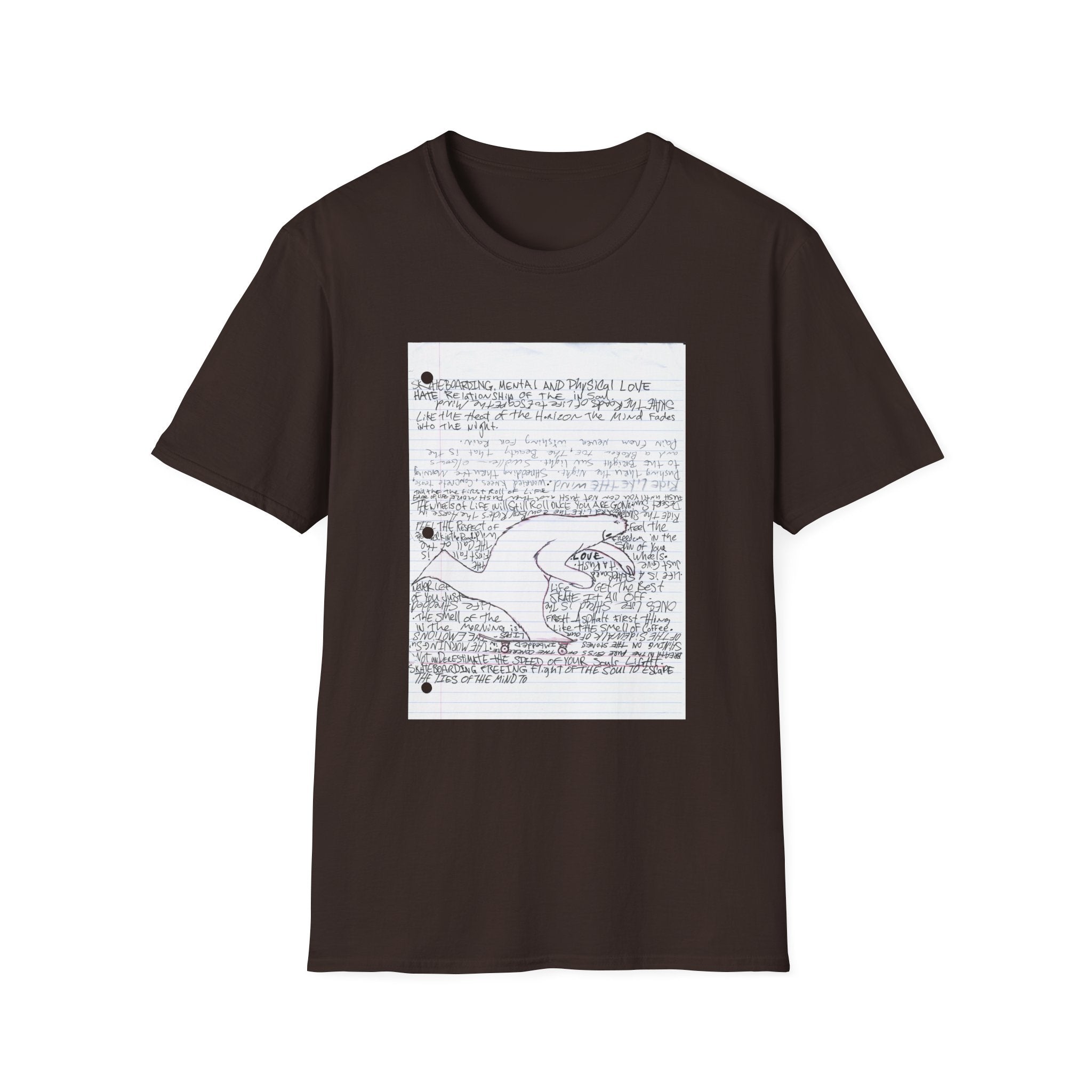 Life is a Skateboard Tee — Skateboarding Skate Tee (Buy Larry White)