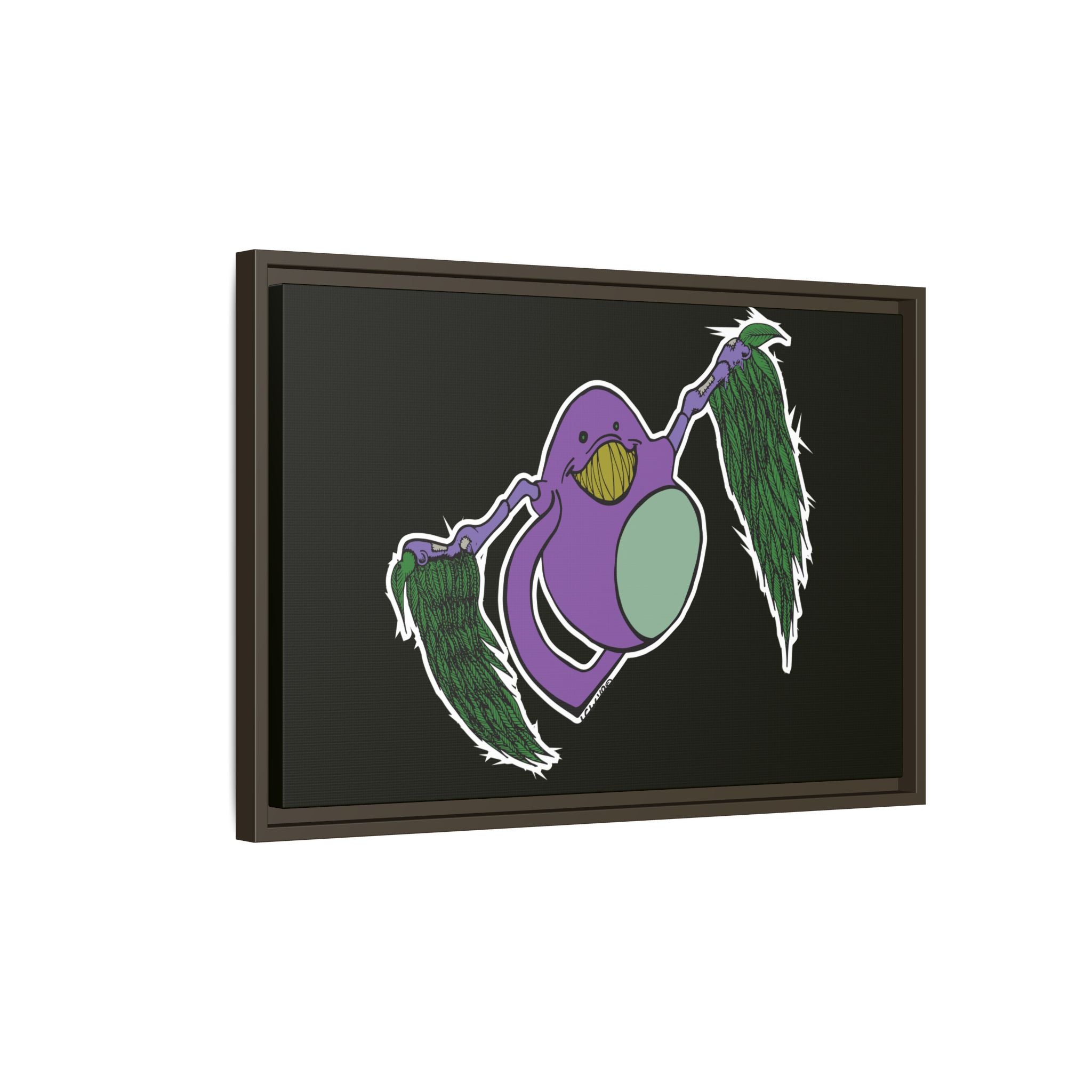 "Fly Guy" Framed Matte Canvas Art —By Larry White