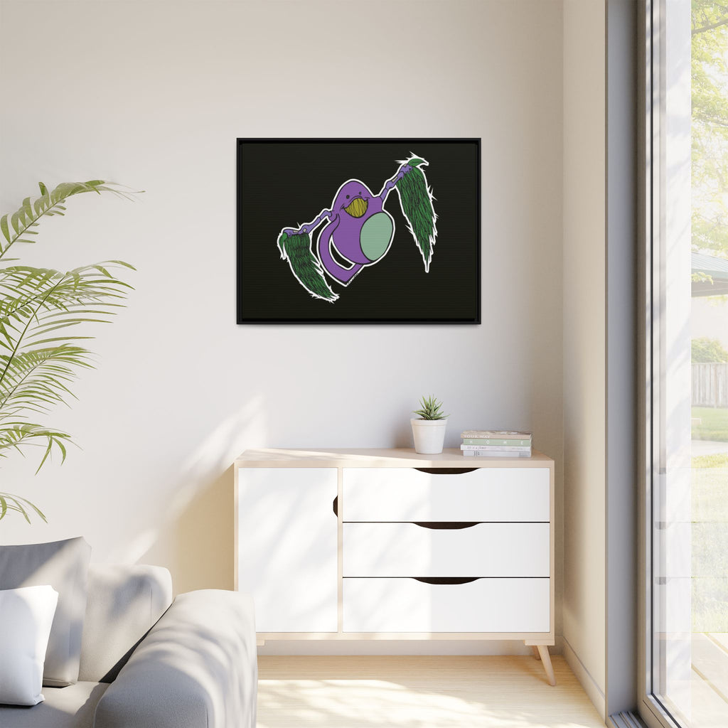 "Fly Guy" Framed Matte Canvas Art —By Larry White