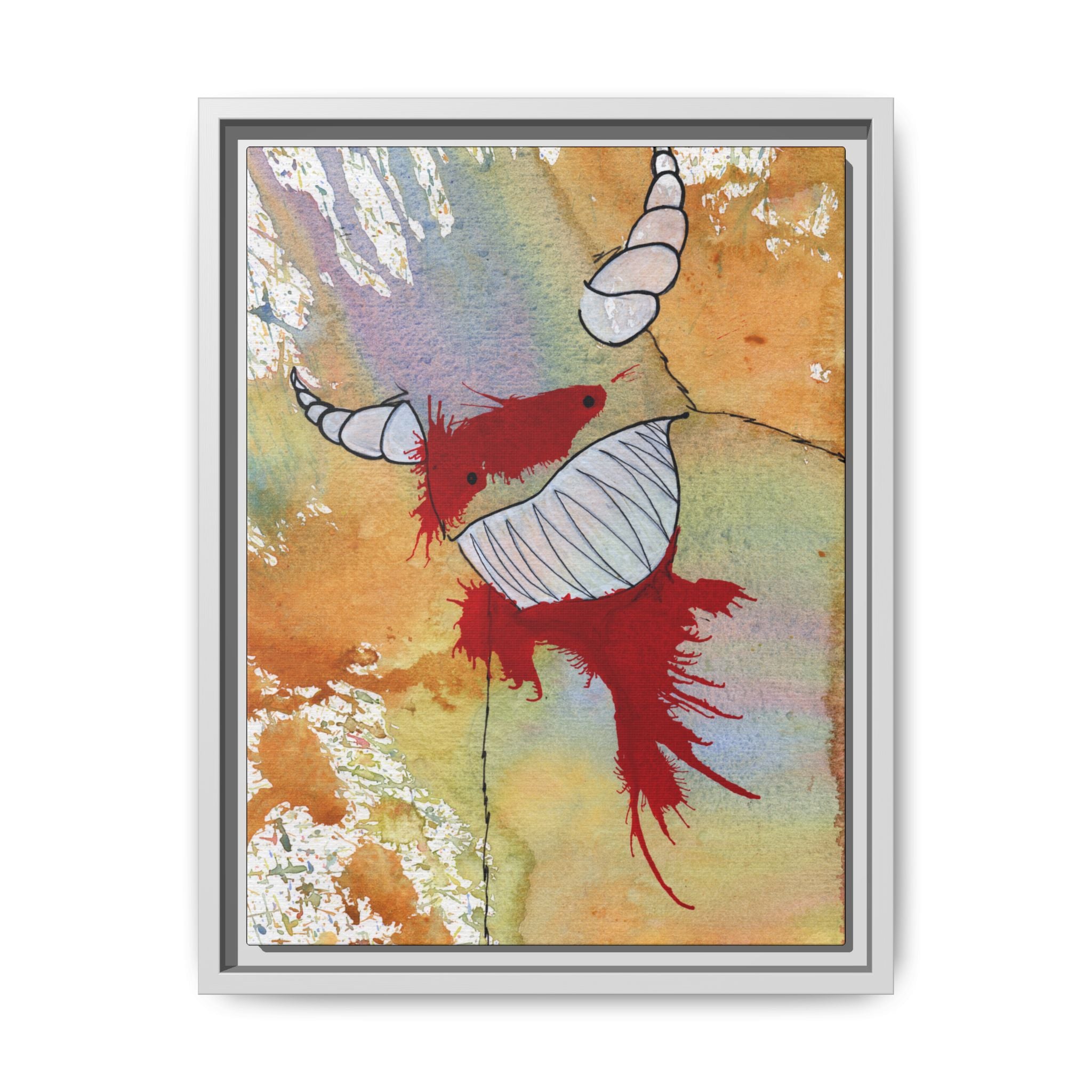 M is for Monster Canvas Print — By Larry White