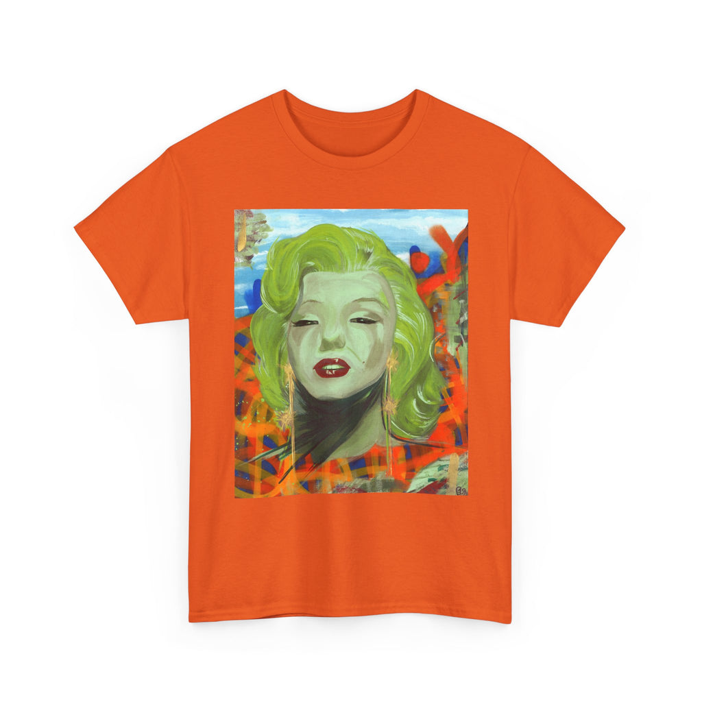 "Girls best friend" Marilyn Pop Art T-Shirt by Larry White