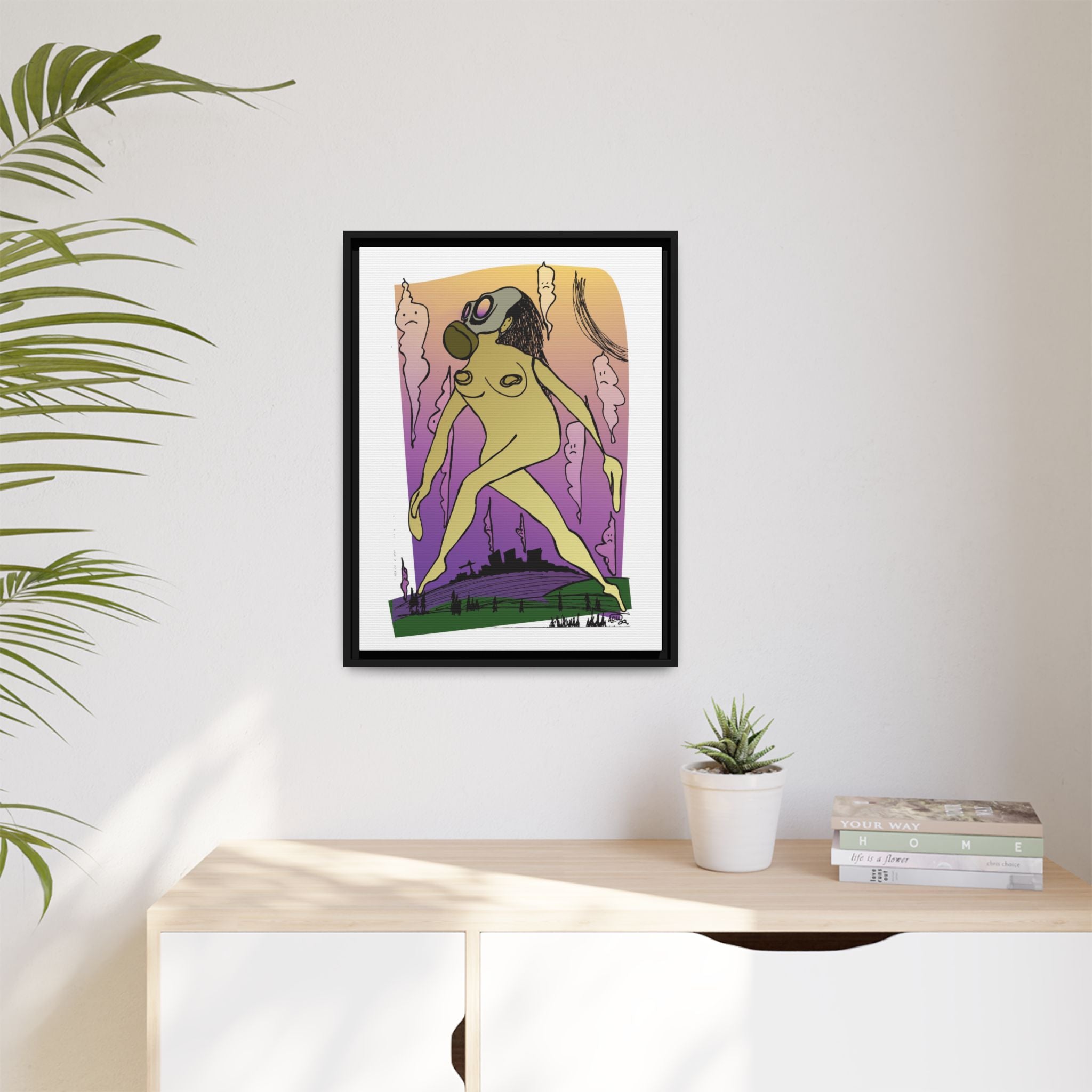 "Mother Nature"  Framed Canvas Print By Larry White