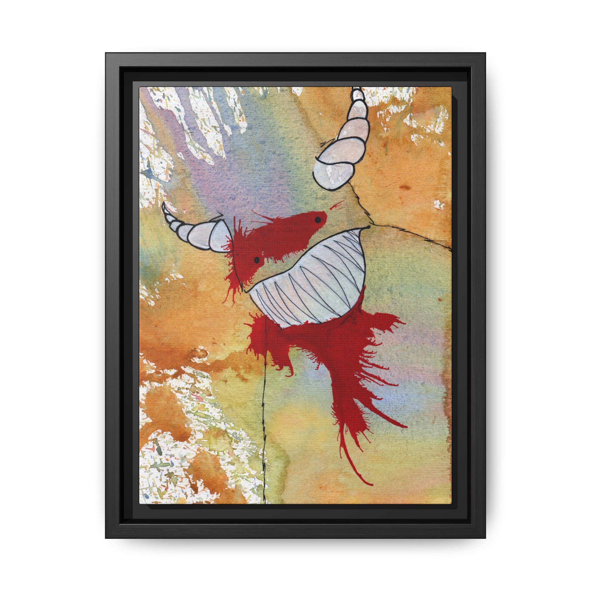 M is for Monster Canvas Print — By Larry White