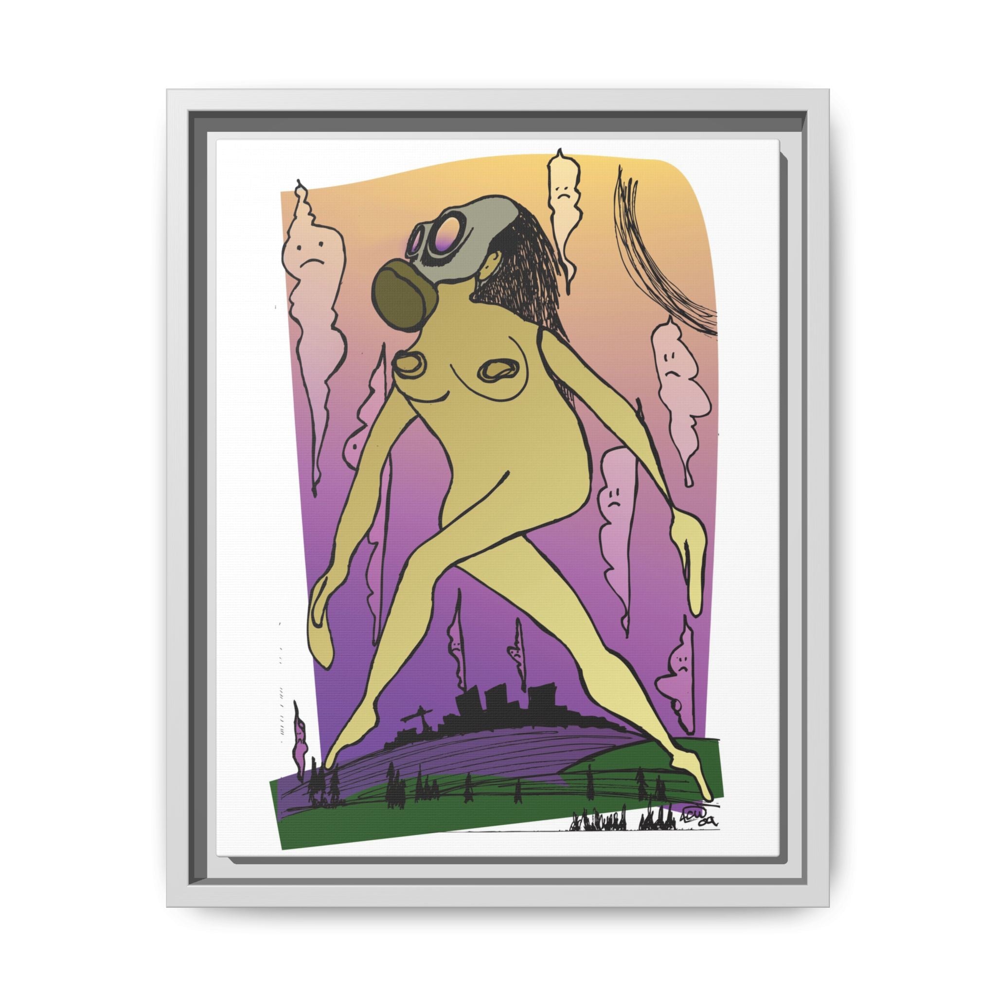 "Mother Nature"  Framed Canvas Print By Larry White