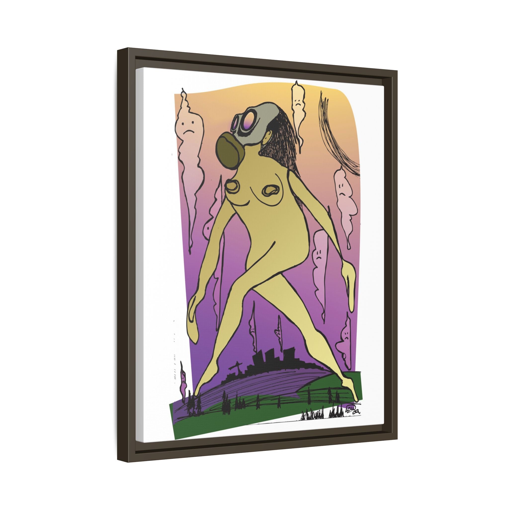 "Mother Nature"  Framed Canvas Print By Larry White