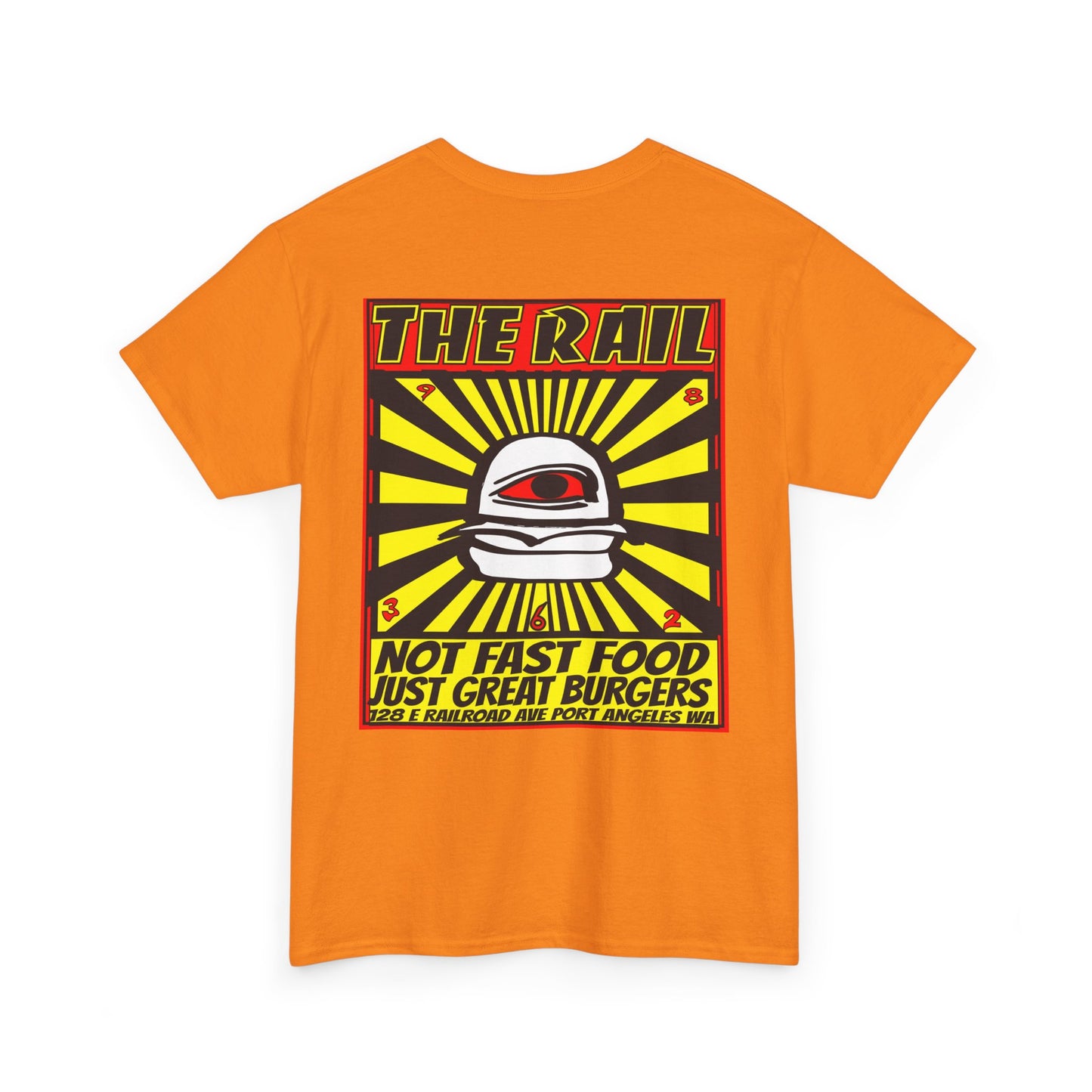 Graphic Tee - The Rail All Seeing Eye Burgers Design