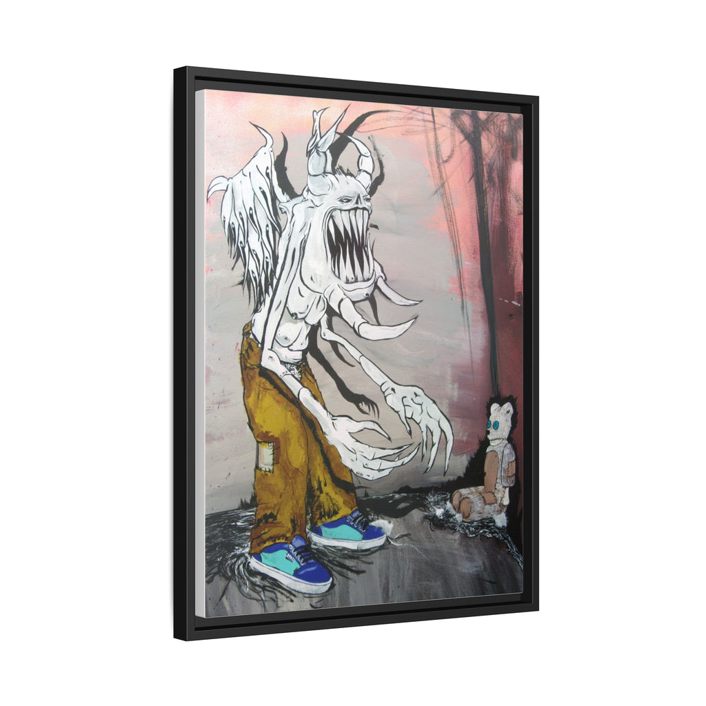 "Boogieman in slacks canvas Print by Larry White