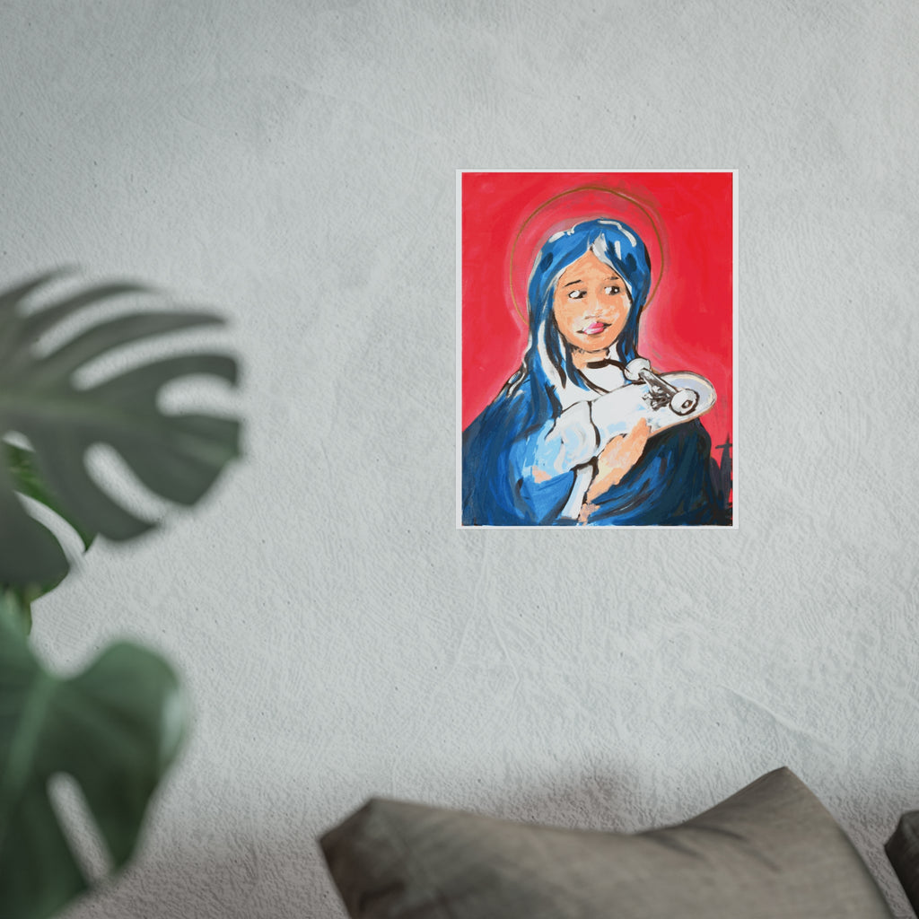 Immaculate Skateboard Faith Fine Art Poster