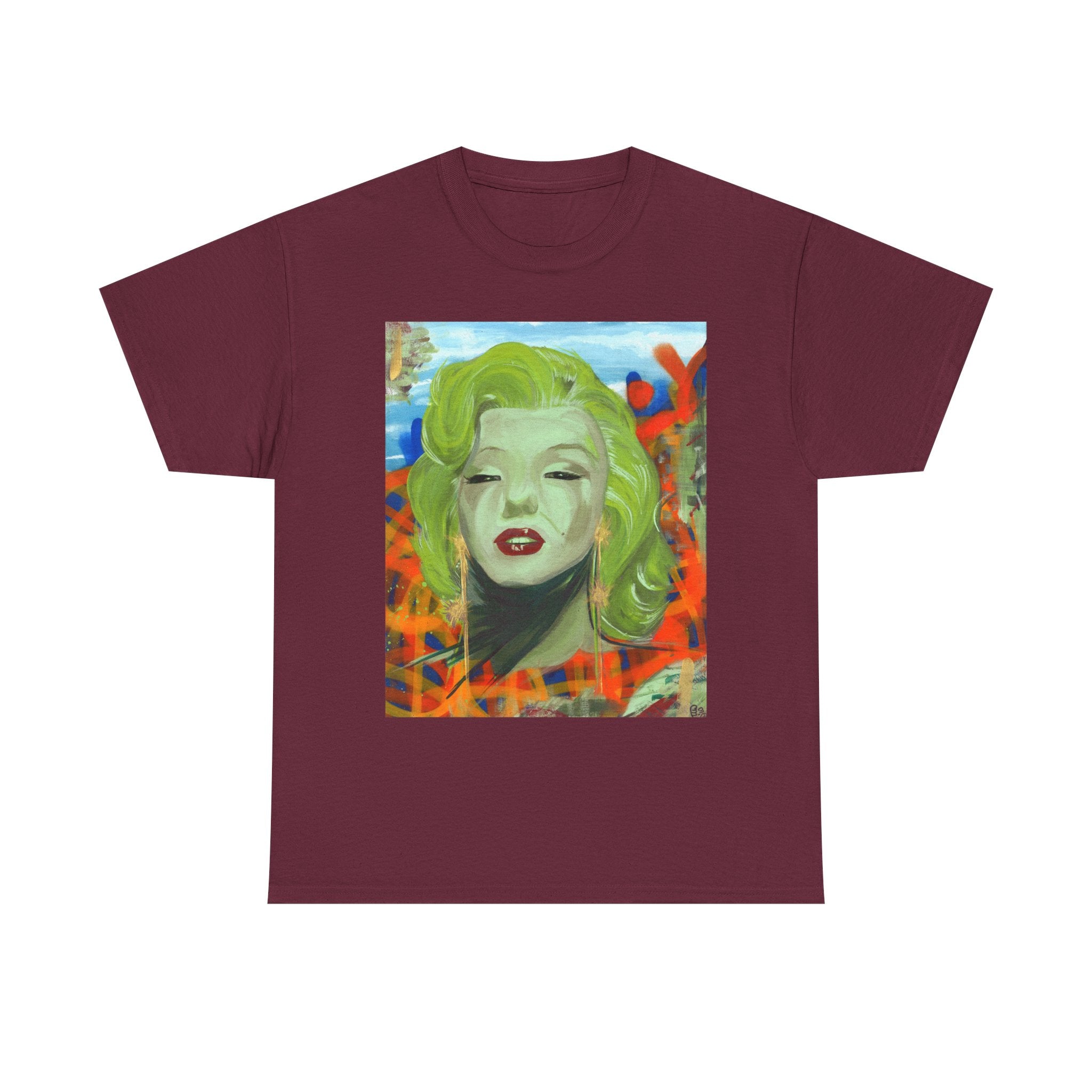 "Girls best friend" Marilyn Pop Art T-Shirt by Larry White