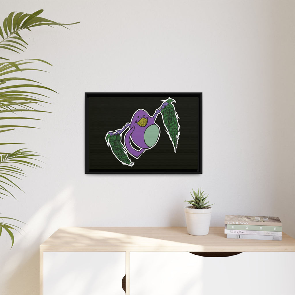 "Fly Guy" Framed Matte Canvas Art —By Larry White